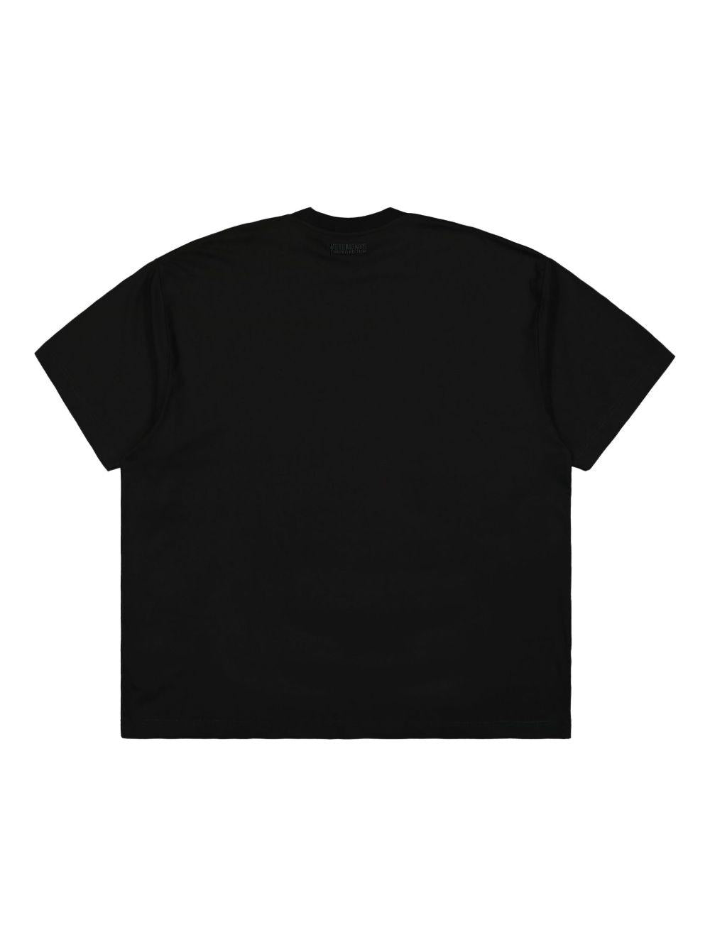 Logo-print T-shirt<BR/><BR/><BR/> UA66TR605 BW VETEMENTS