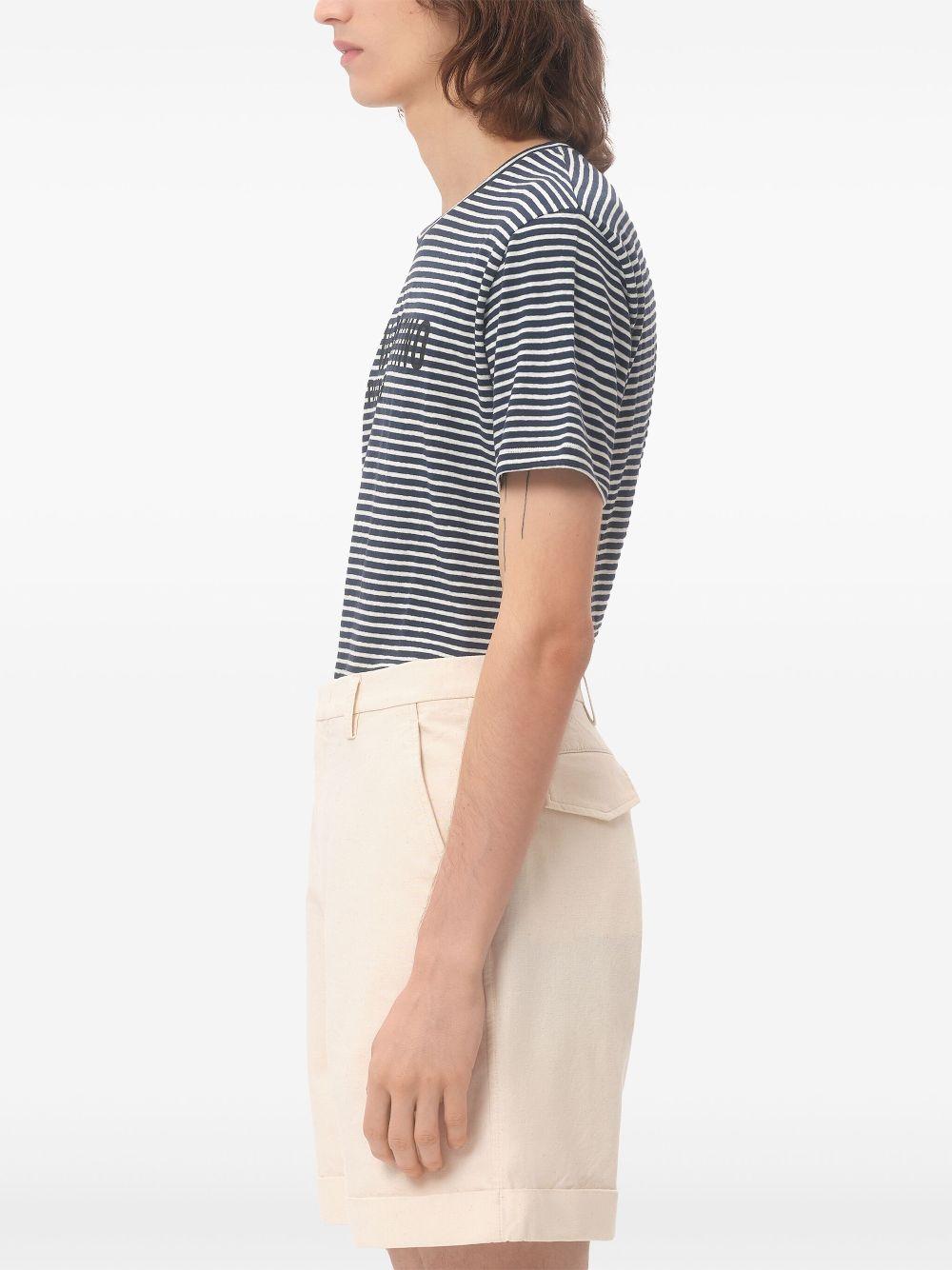 Chez Valentino striped T-shirt<BR/><BR/><BR/> 6V3MG16SAPY RGY VALENTINO GARAVANI