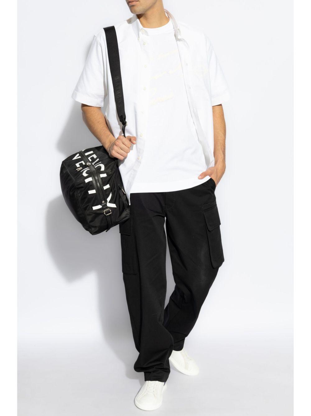 Logo-embroidered shirt<BR/><BR/><BR/> BM611CG1ZF 100 GIVENCHY