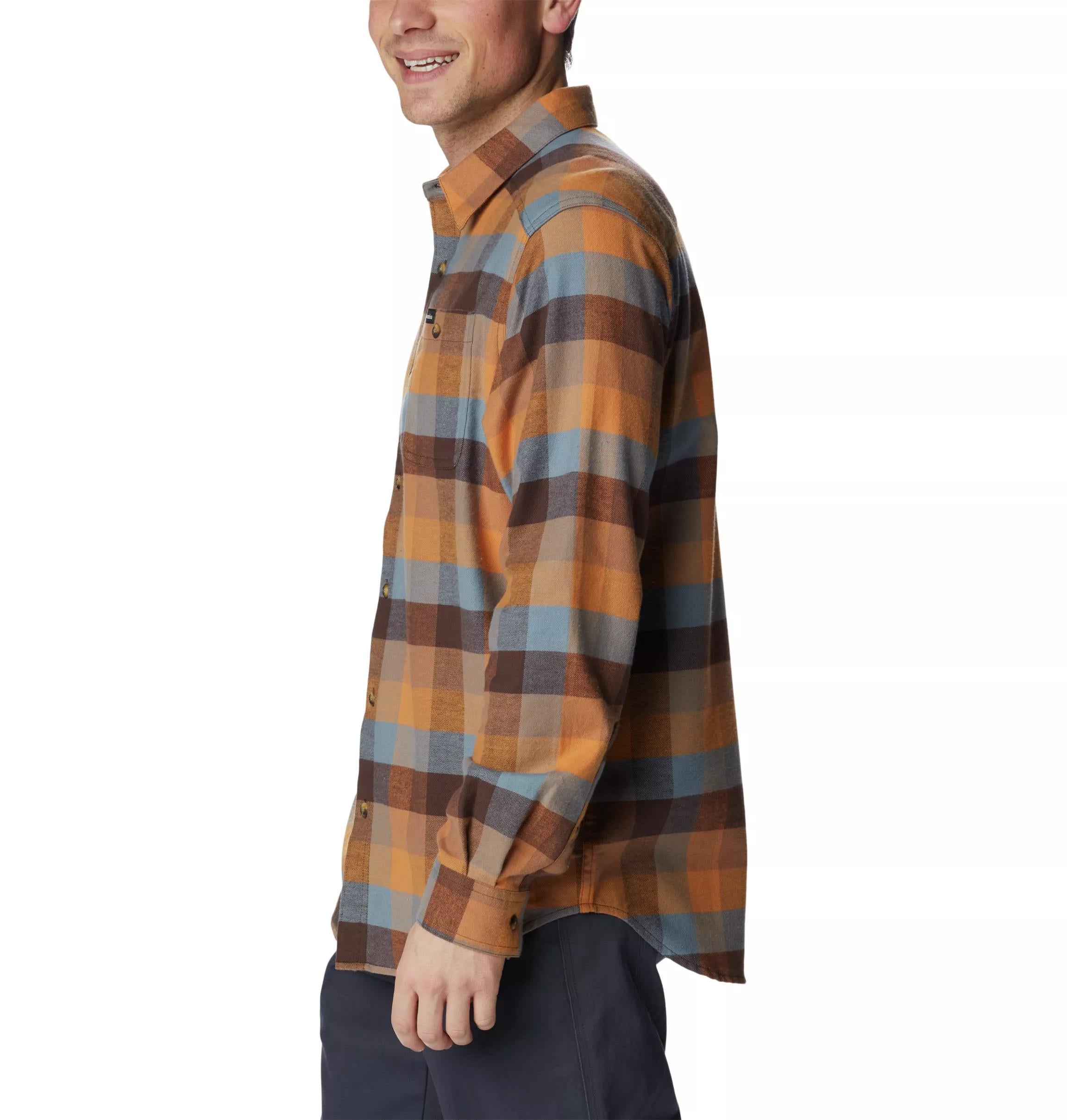Cornell Woods Flannel Long Sleeve Shirt 1617951 261 COLUMBIA