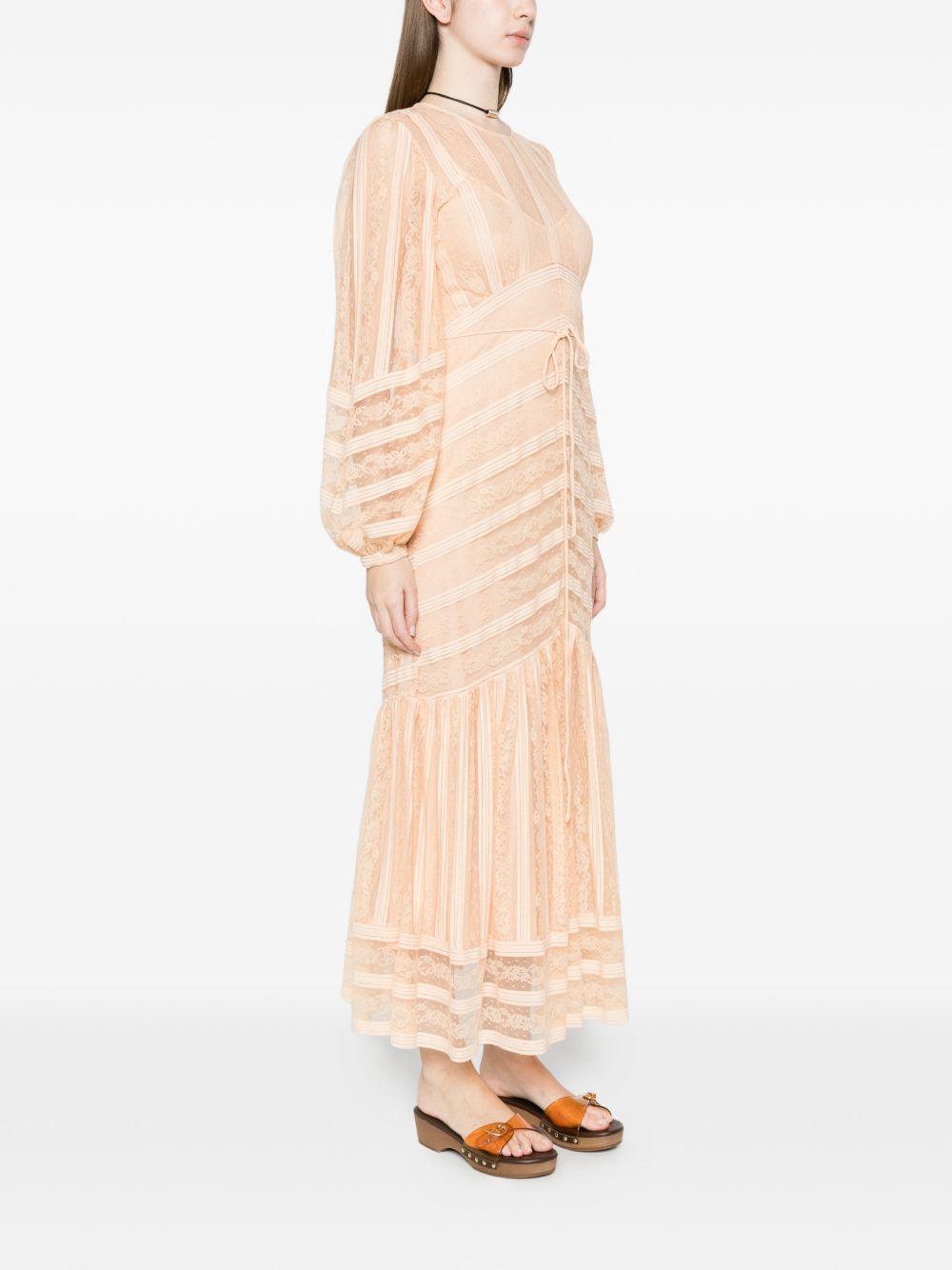 Long striped lace dress 261TP2542 S2152711750 TWINSET