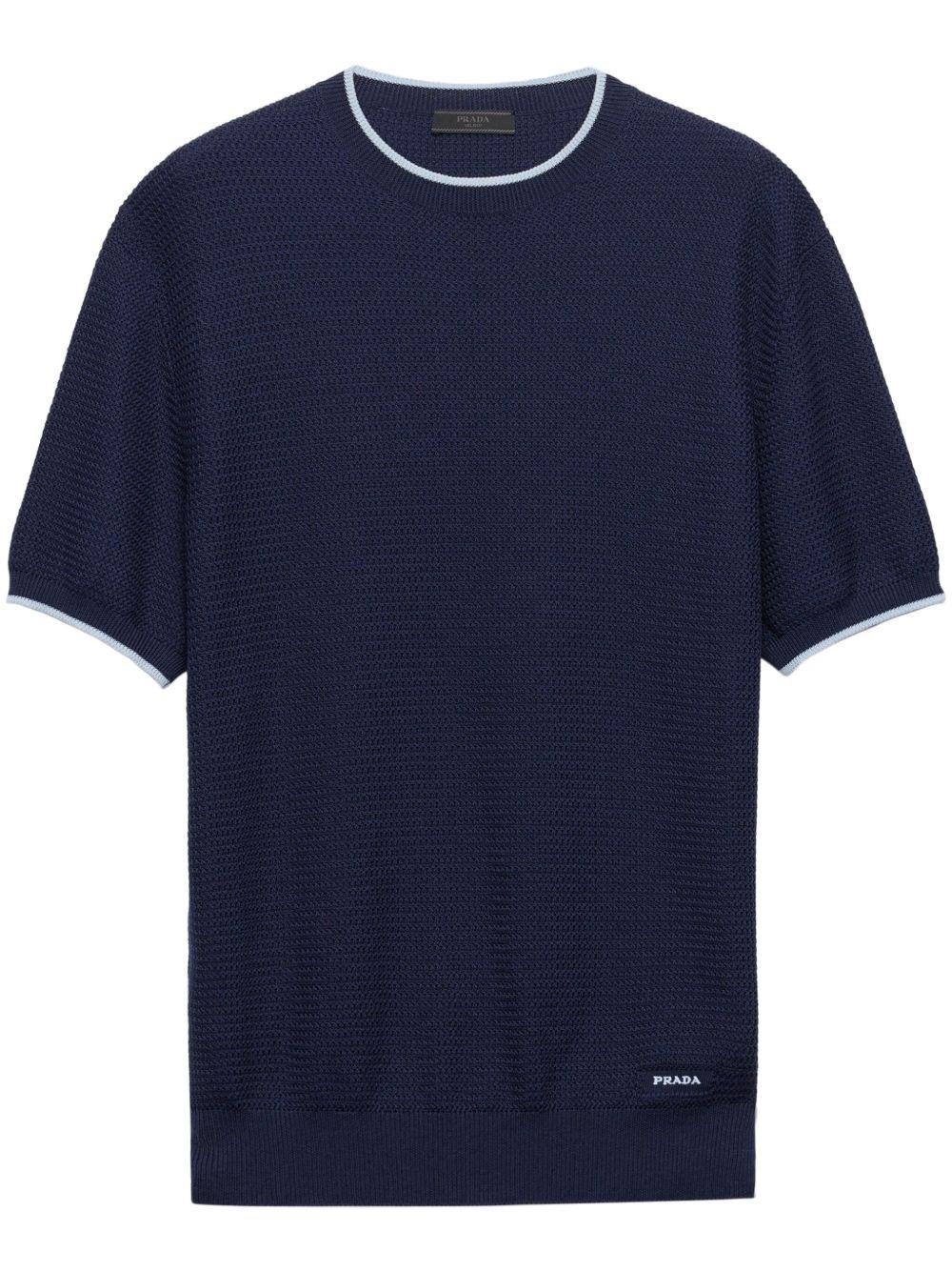 Short-sleeve sweater<BR/><BR/><BR/> UMF007 16XUF0008 PRADA
