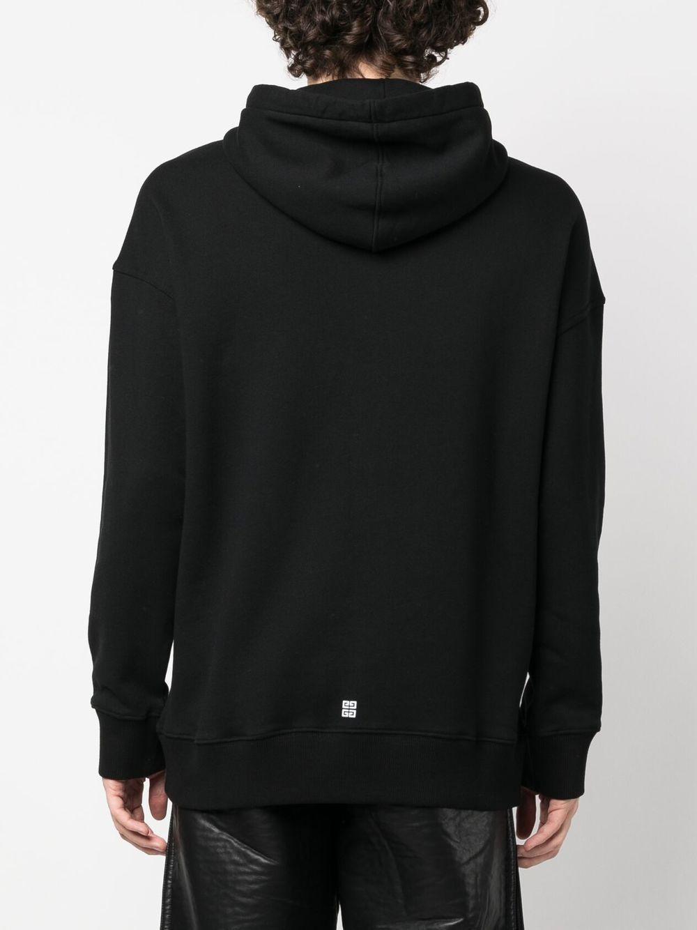 Logo-print drawstring hoodie BMJ0HC3 YAC001 GIVENCHY