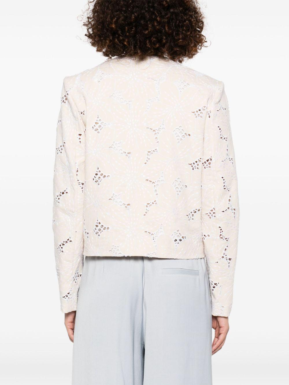 Embroidered jacket<BR/><BR/><BR/> 78AAQ508 NR005716 GENNY