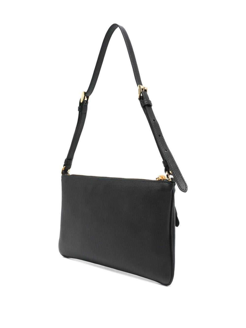 Triangle-logo shoulder bag<BR/><BR/><BR/> 1BC238 2CYSF03BH PRADA
