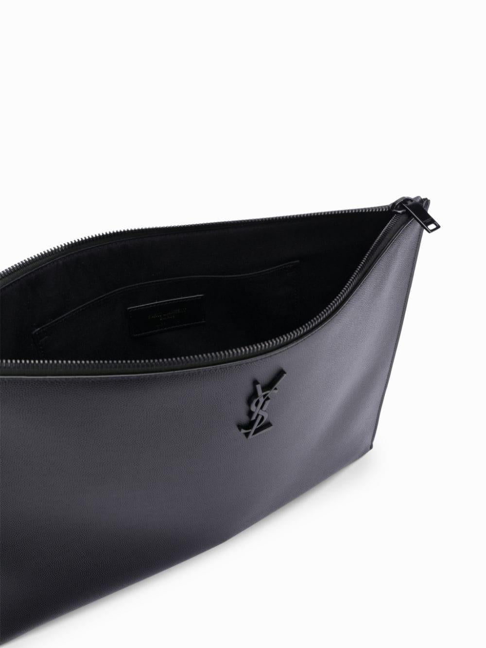 Monogram plaque clutch bag 534680BTY0U 1000 SAINT LAURENT