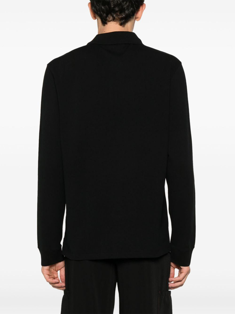 Logo-embroidered polo shirt<BR/><BR/><BR/> 750677 QXAAK0570 ALEXANDER MCQUEEN