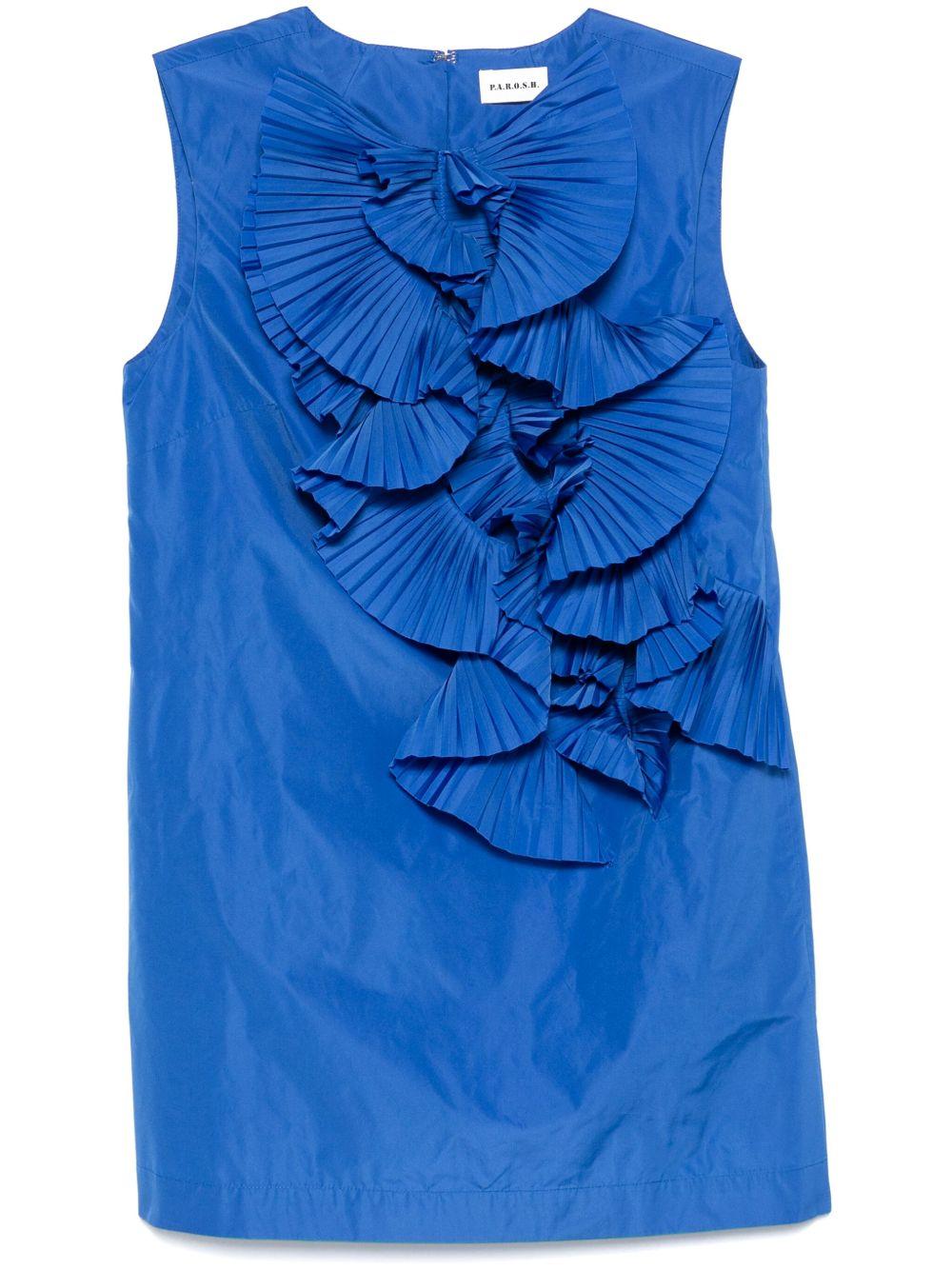 Ruffled-detail mini dress D731358 PIMPY046 P.A.R.O.S.H.