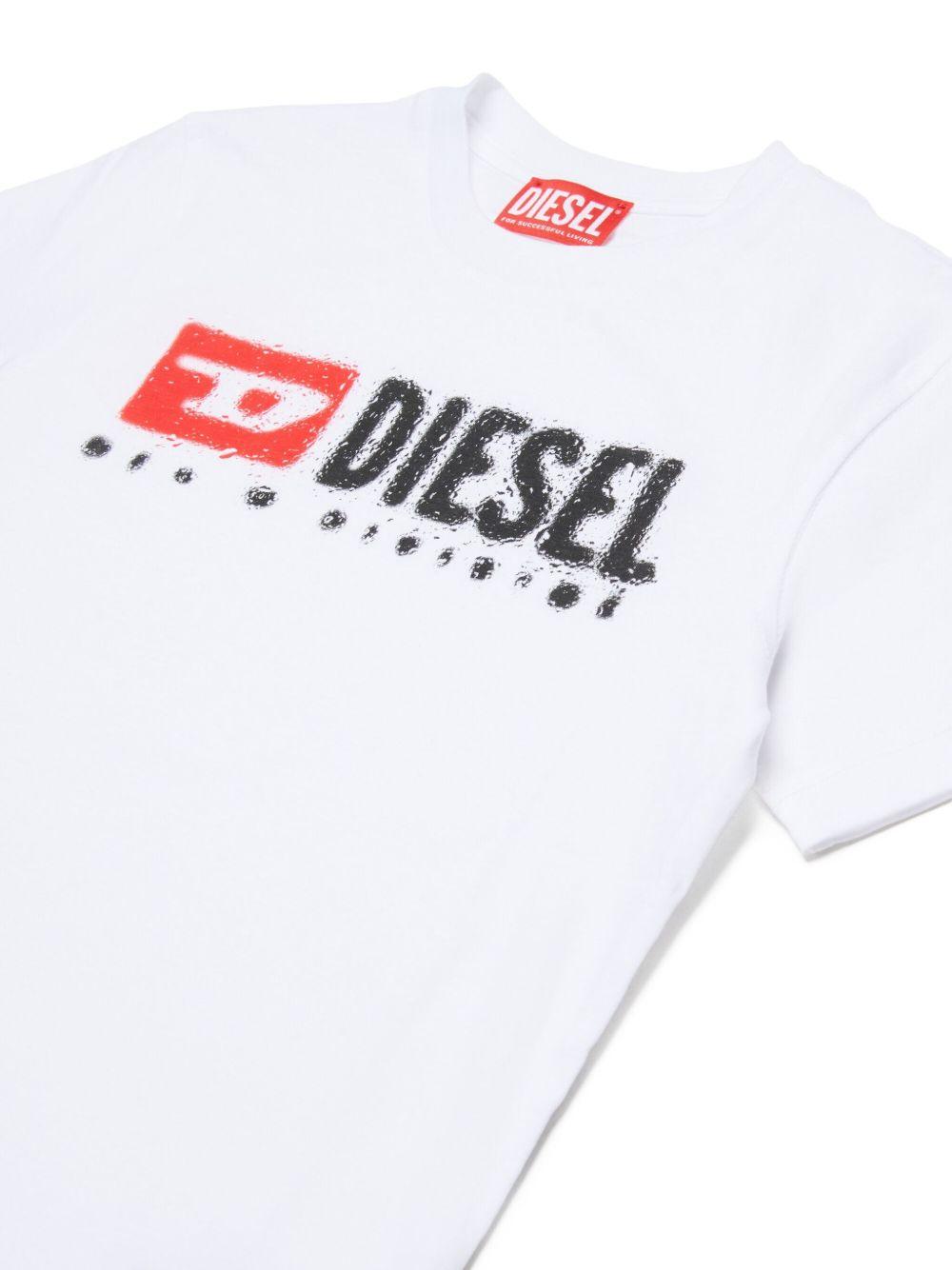 tadjustk14 T-shirt with printed logo J02475 00YI9K100 DIESEL KID