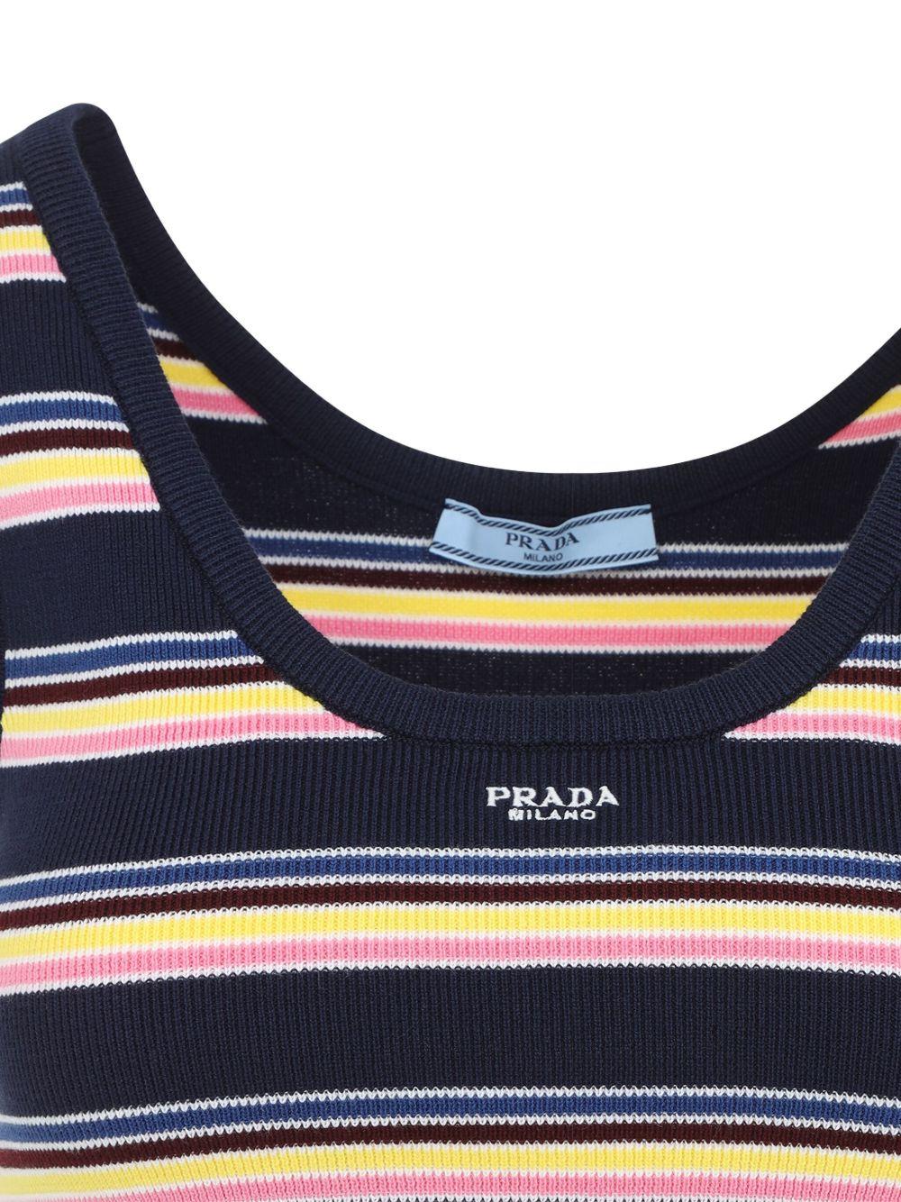 Striped tank top<BR/><BR/> P29B64 16V9F0008 PRADA