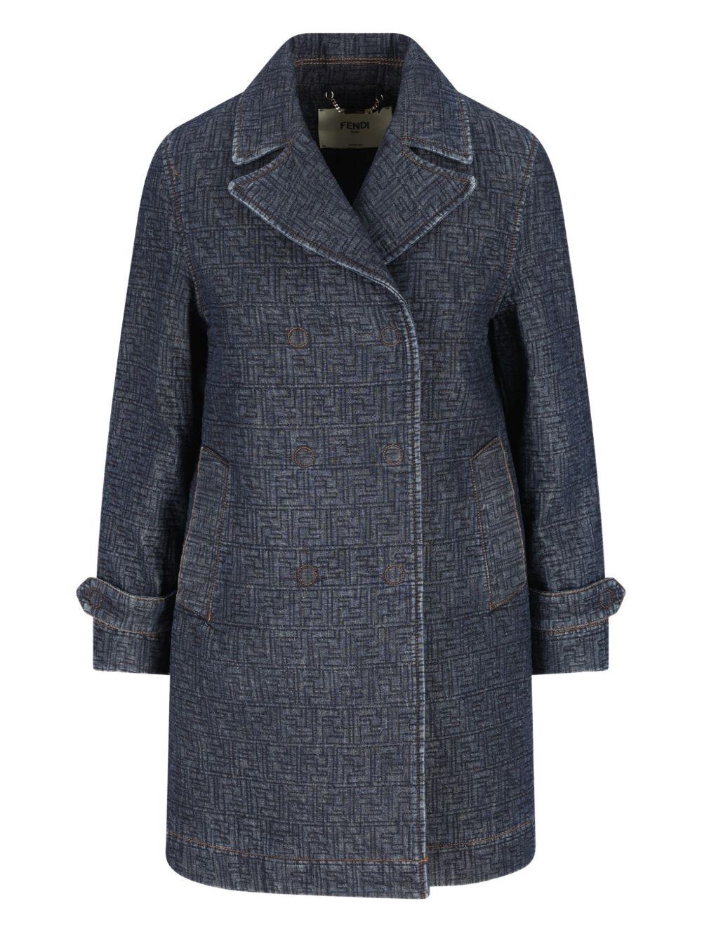 FF denim jacket FLF842 AW82F1UKI FENDI