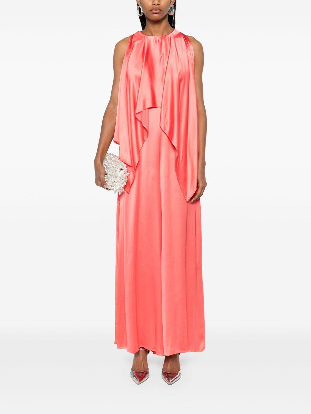 Layered maxi dress<BR/><BR/> 104993 A2GZN53 PINKO