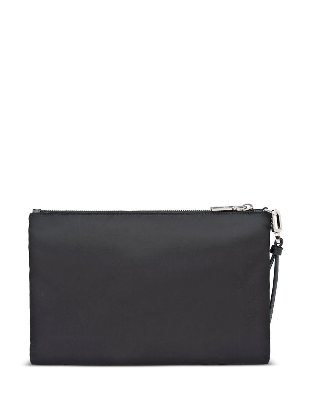 Re-Nylon and Saffiano leather pouch<BR/><BR/><BR/> 2NH006 2DMHF0002 PRADA