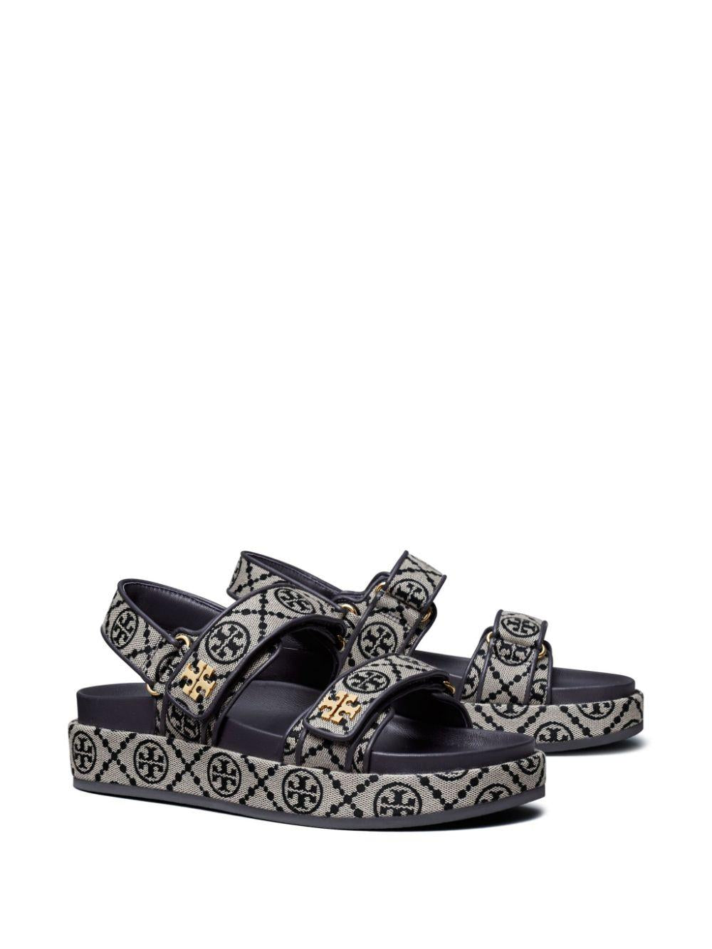 Kira Sport monogram sandals<BR/><BR/><BR/> 155154 430 TORY BURCH
