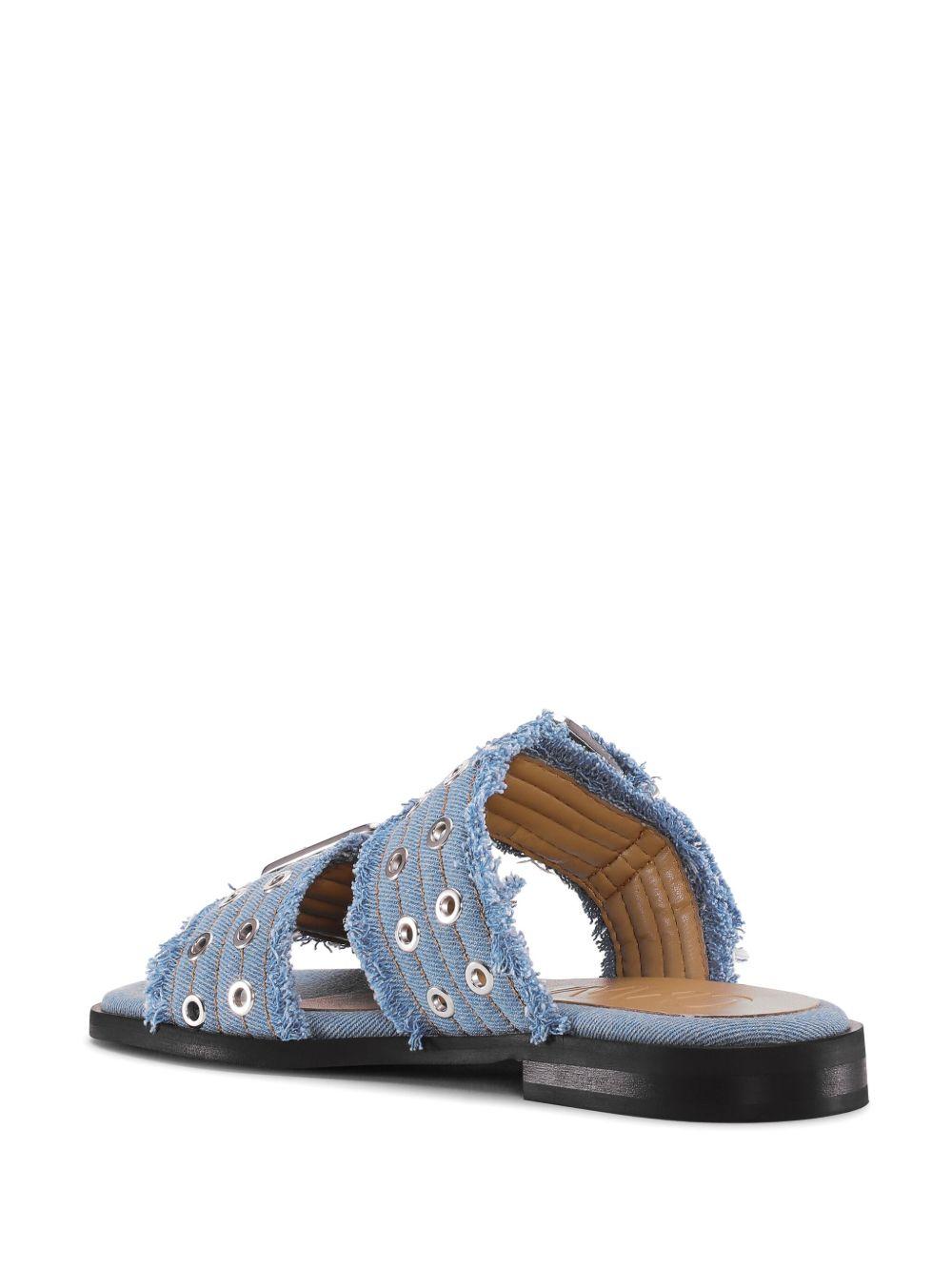 Feminine denim sandals S2969 928 GANNI