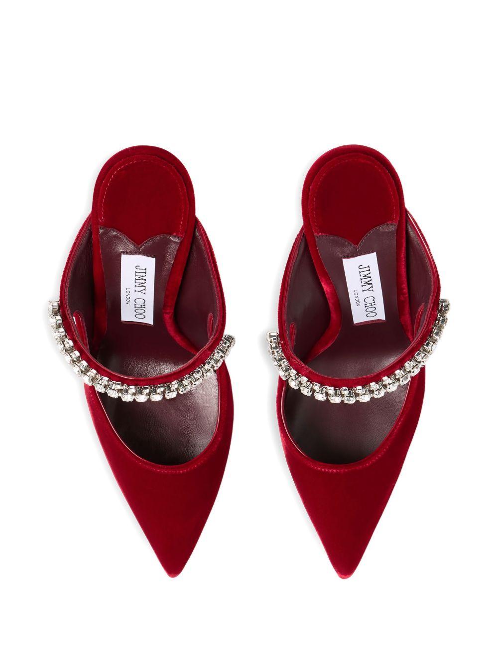 Bing 100 sandals BING100VEL RUBYRED JIMMY CHOO