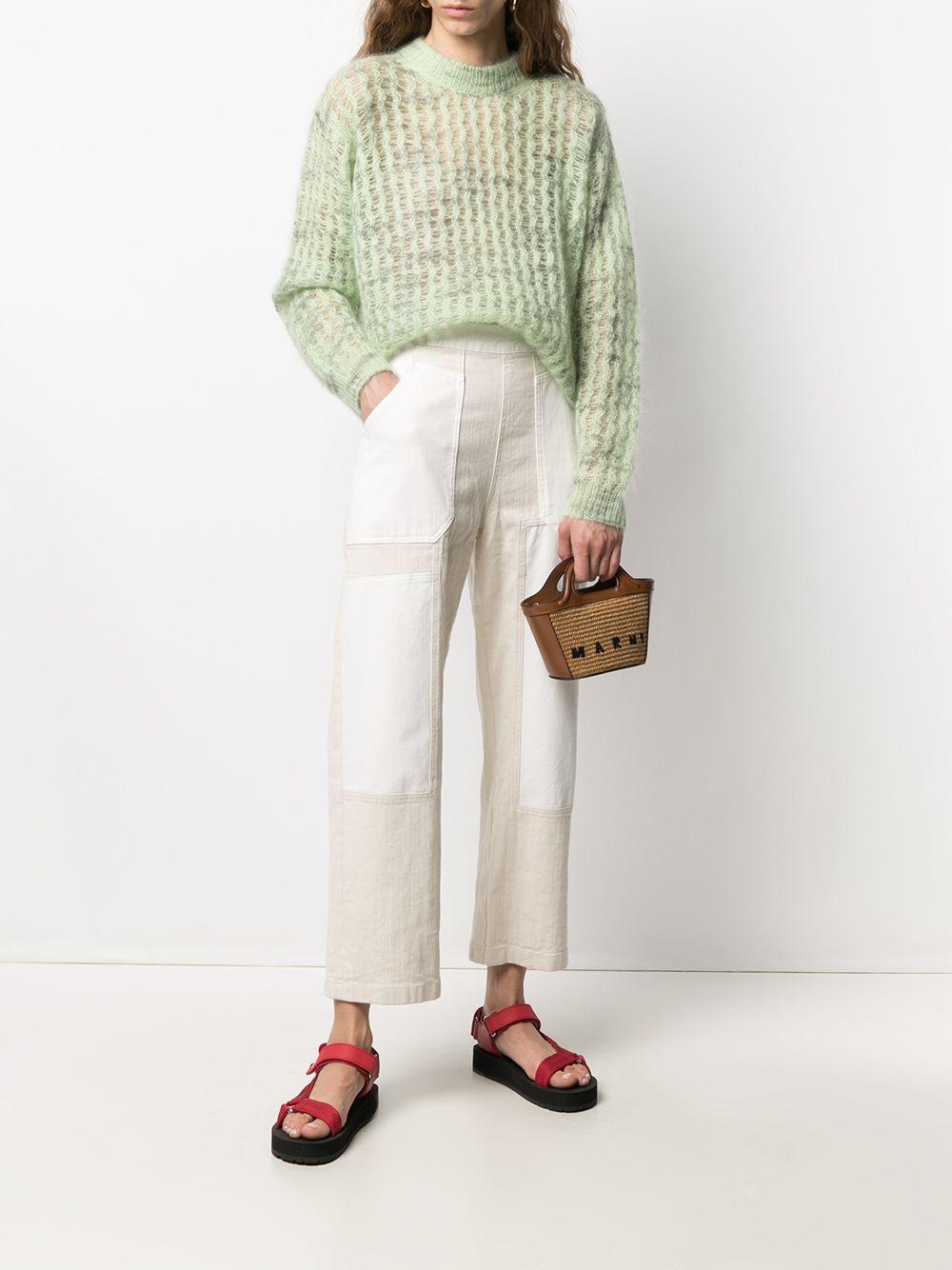Tropicalia logo-embroidered tote bag<BR/><BR/><BR/> BMMP0067Q0 P386000M50 MARNI