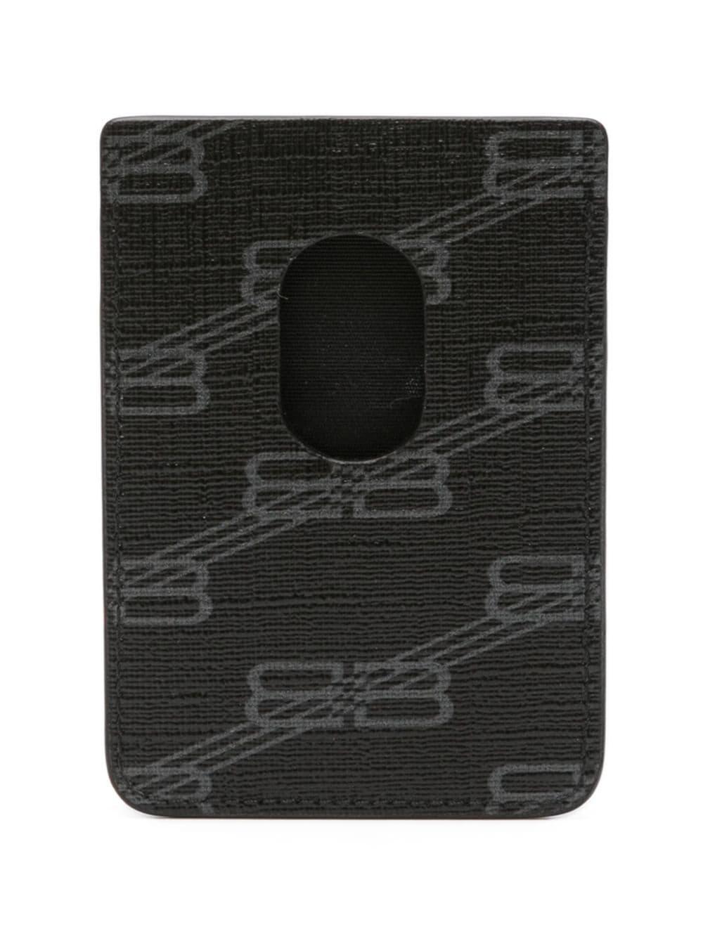 BB monogram canvas card holder<BR/><BR/> 785250 210D81061 BALENCIAGA