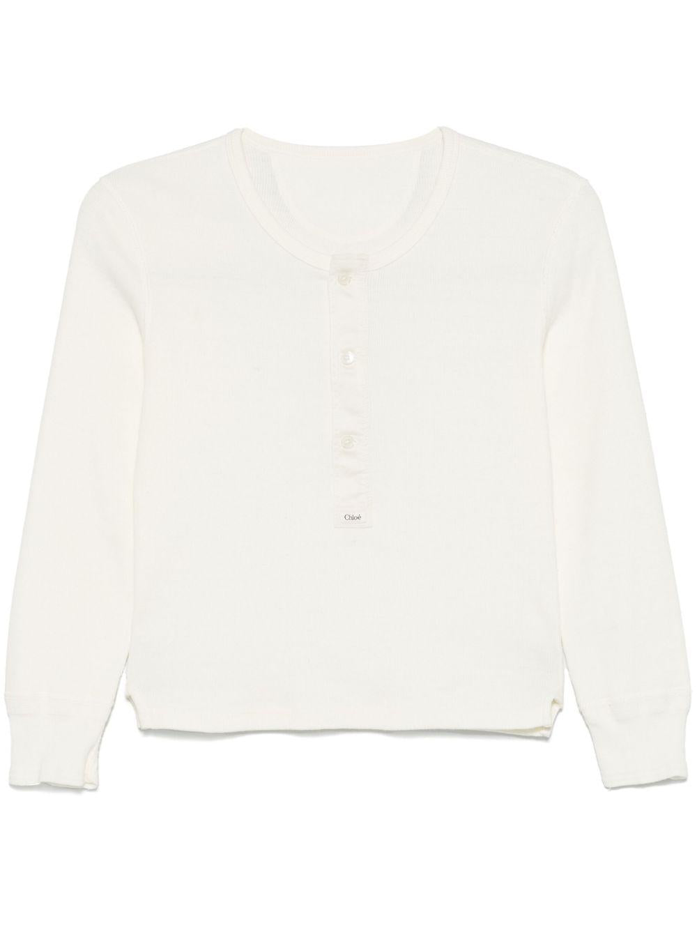 Henley T-shirt<BR/><BR/> CH25UJH14180 107 CHLOÉ