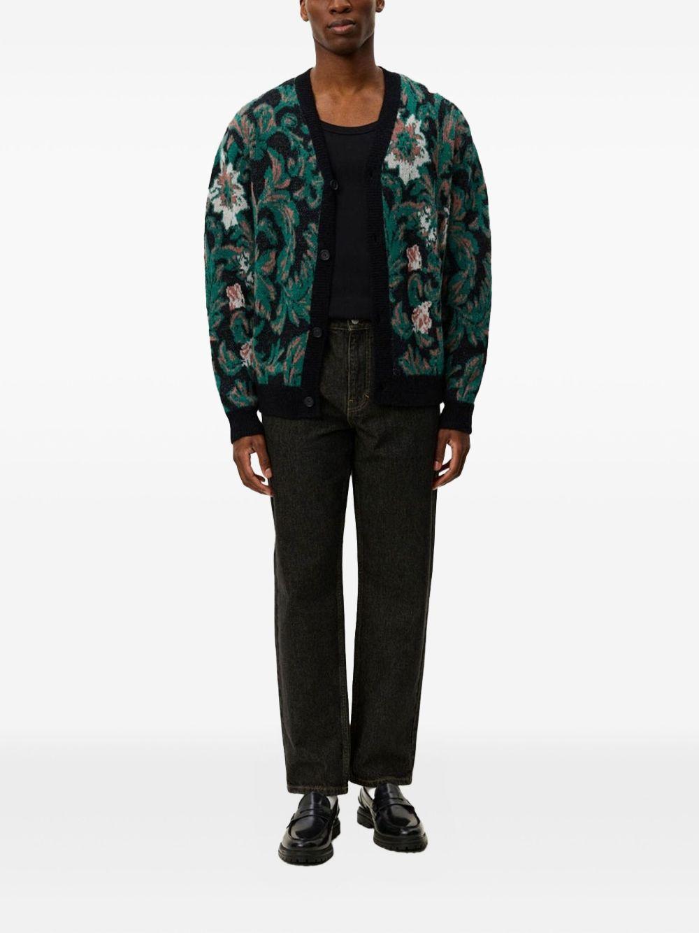 Alex Jacquard Cardigan Knit 1000568 100 LES DEUX