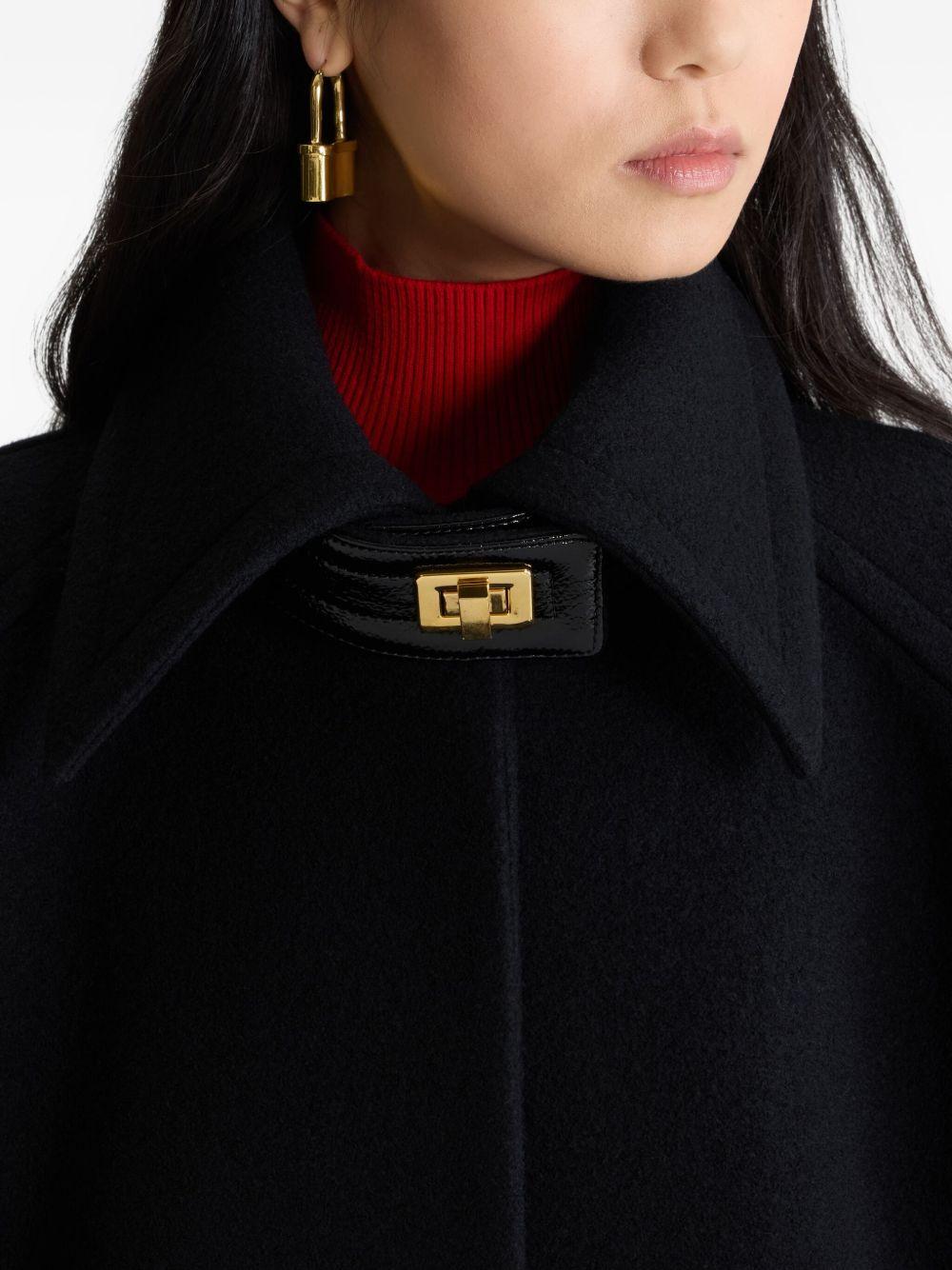 Volume parka in boiled wool OU0420232 999B PATOU