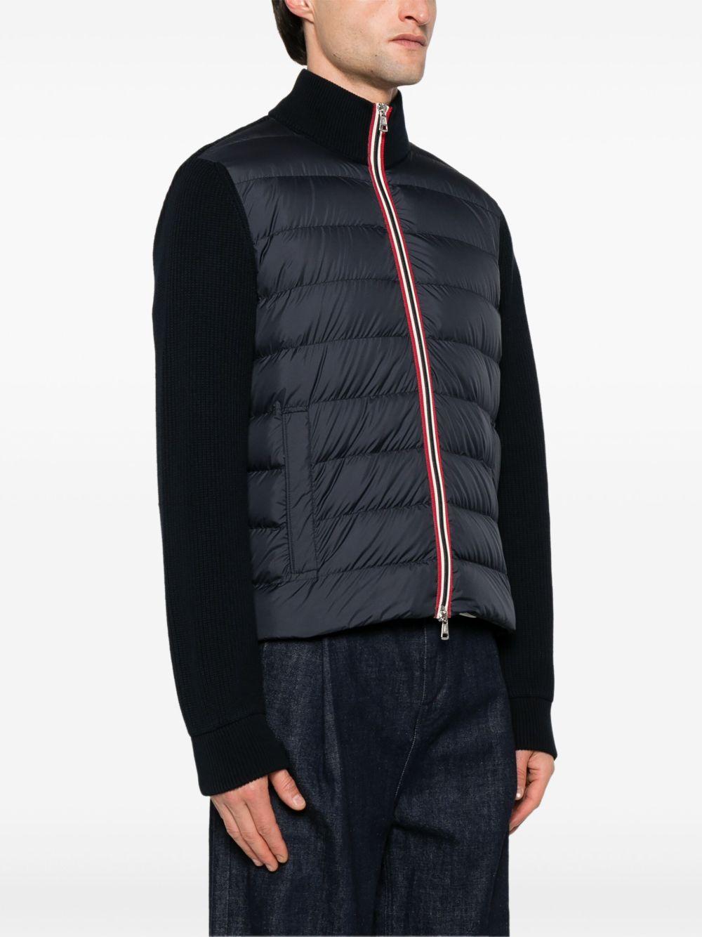Padded cotton zip-up cardigan K10919B00006 M1367779 MONCLER