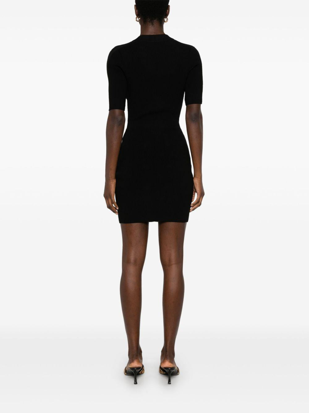 Robe Manteau in maglia con tulle AM66S51E2 110 ELISABETTA FRANCHI