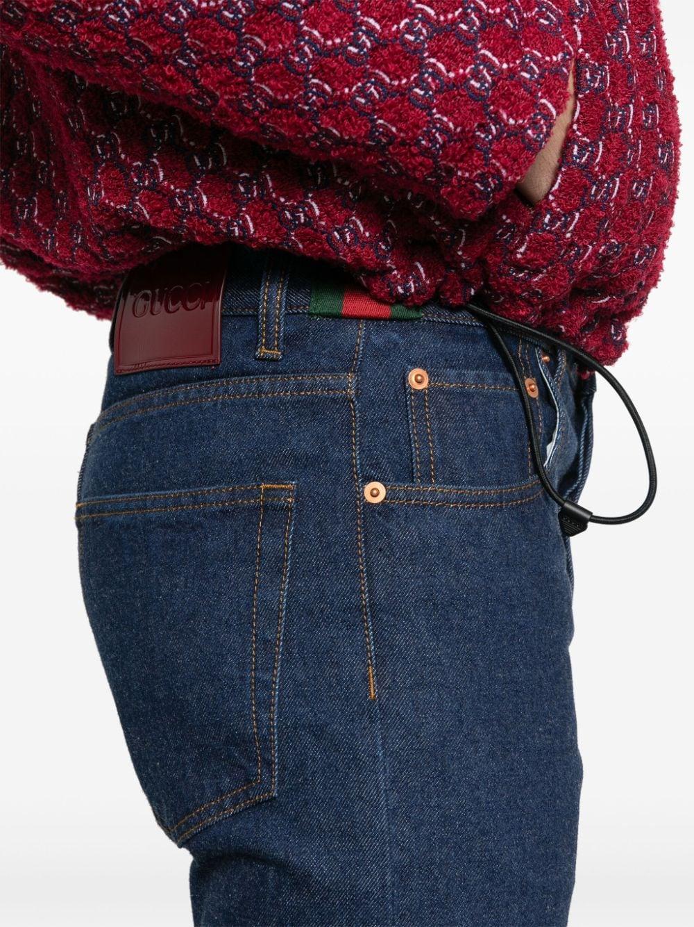 Web-stripe jeans<BR/><BR/><BR/> 796474 XDC284759 GUCCI