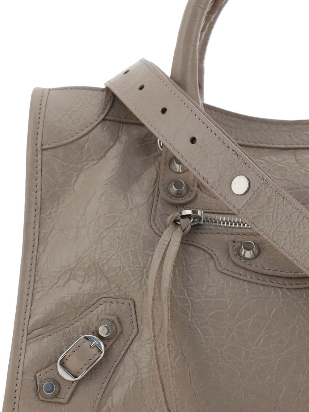 Small Le City leather tote bag<BR/><BR/> 811442 2AA9S9706 BALENCIAGA