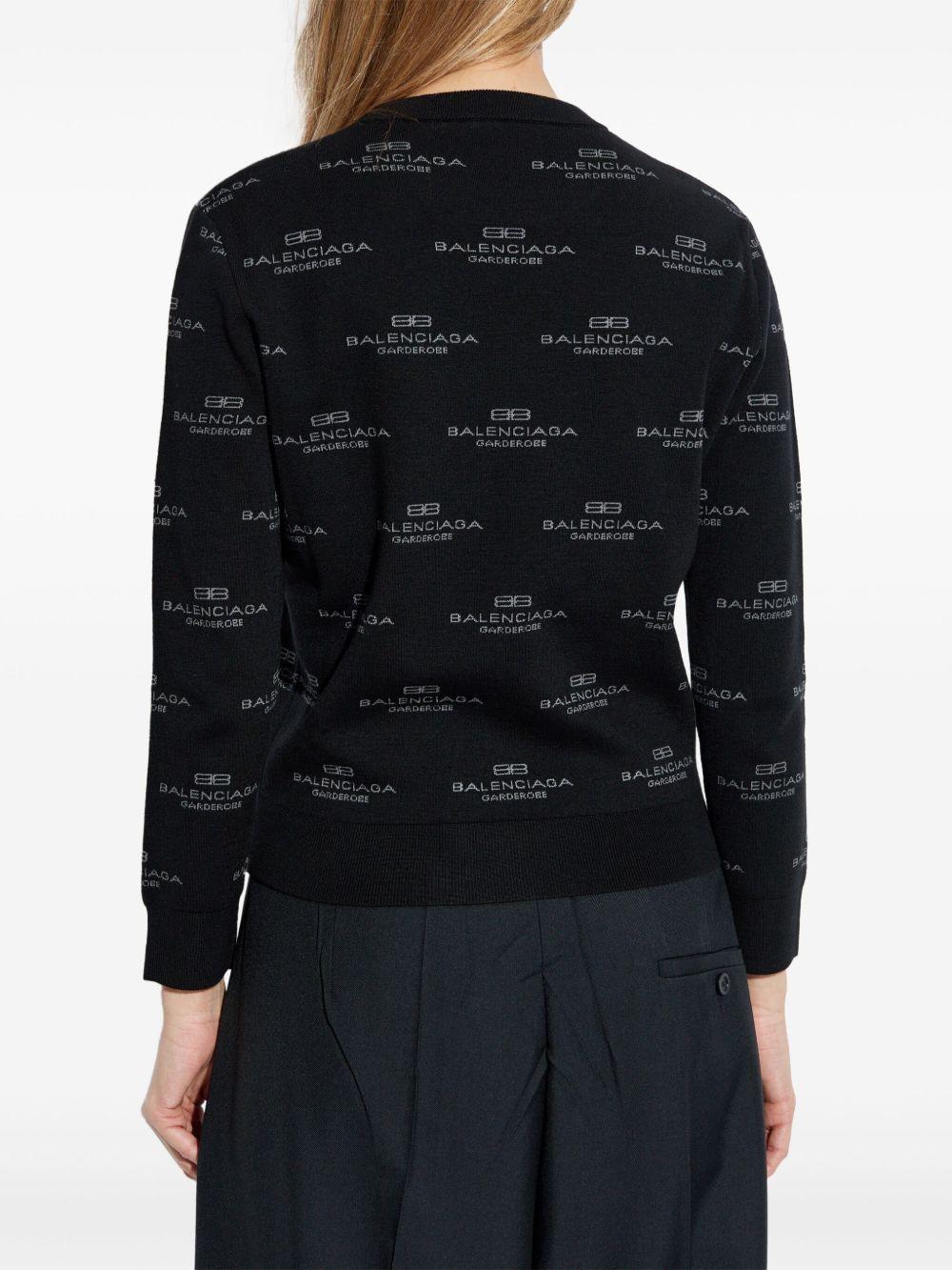 All-over logo-print jumper<BR/><BR/> 812576 T17241269 BALENCIAGA
