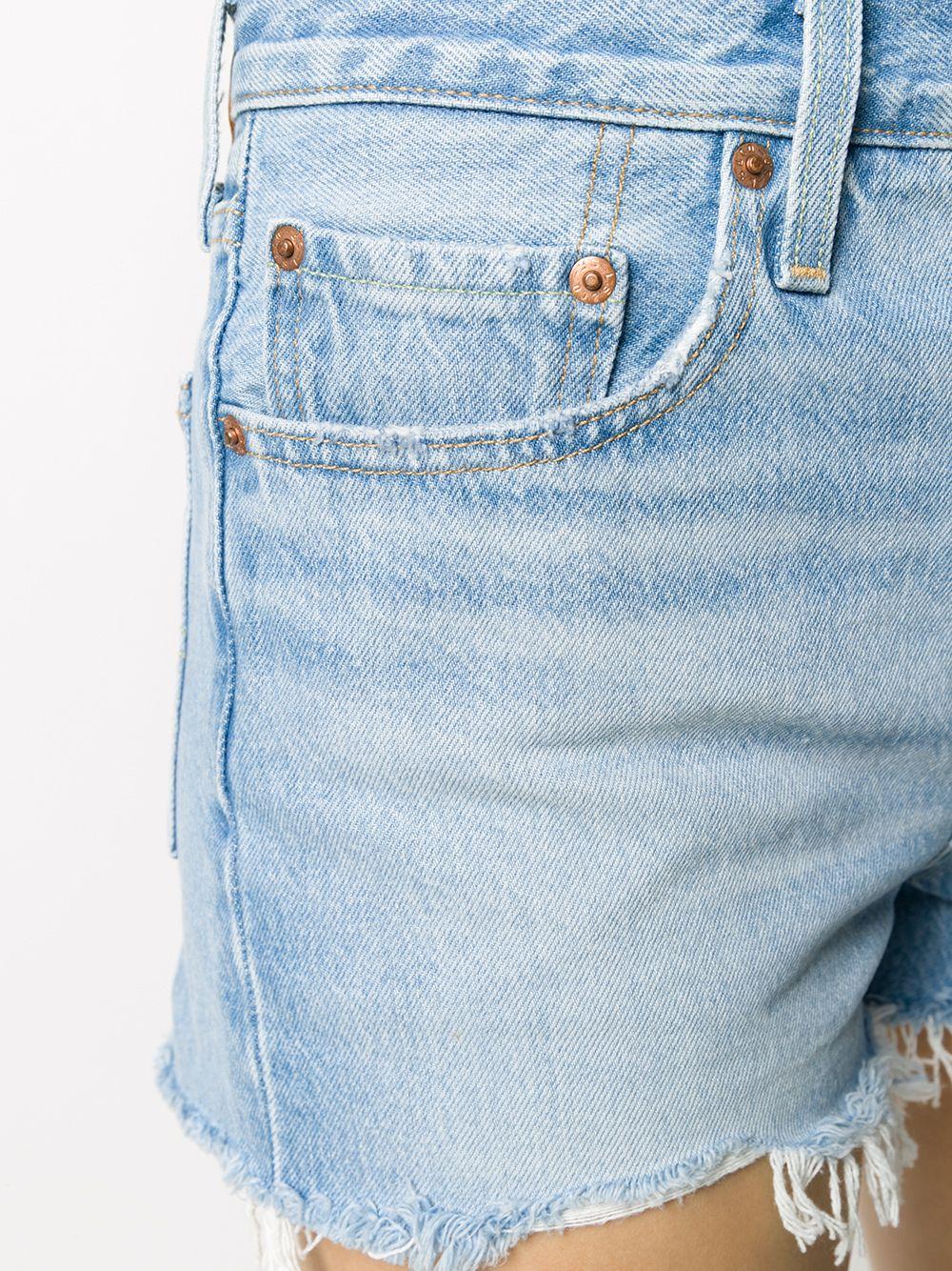 Distressed denim shorts<BR/><BR/><BR/> 56327 0086 LEVI'S