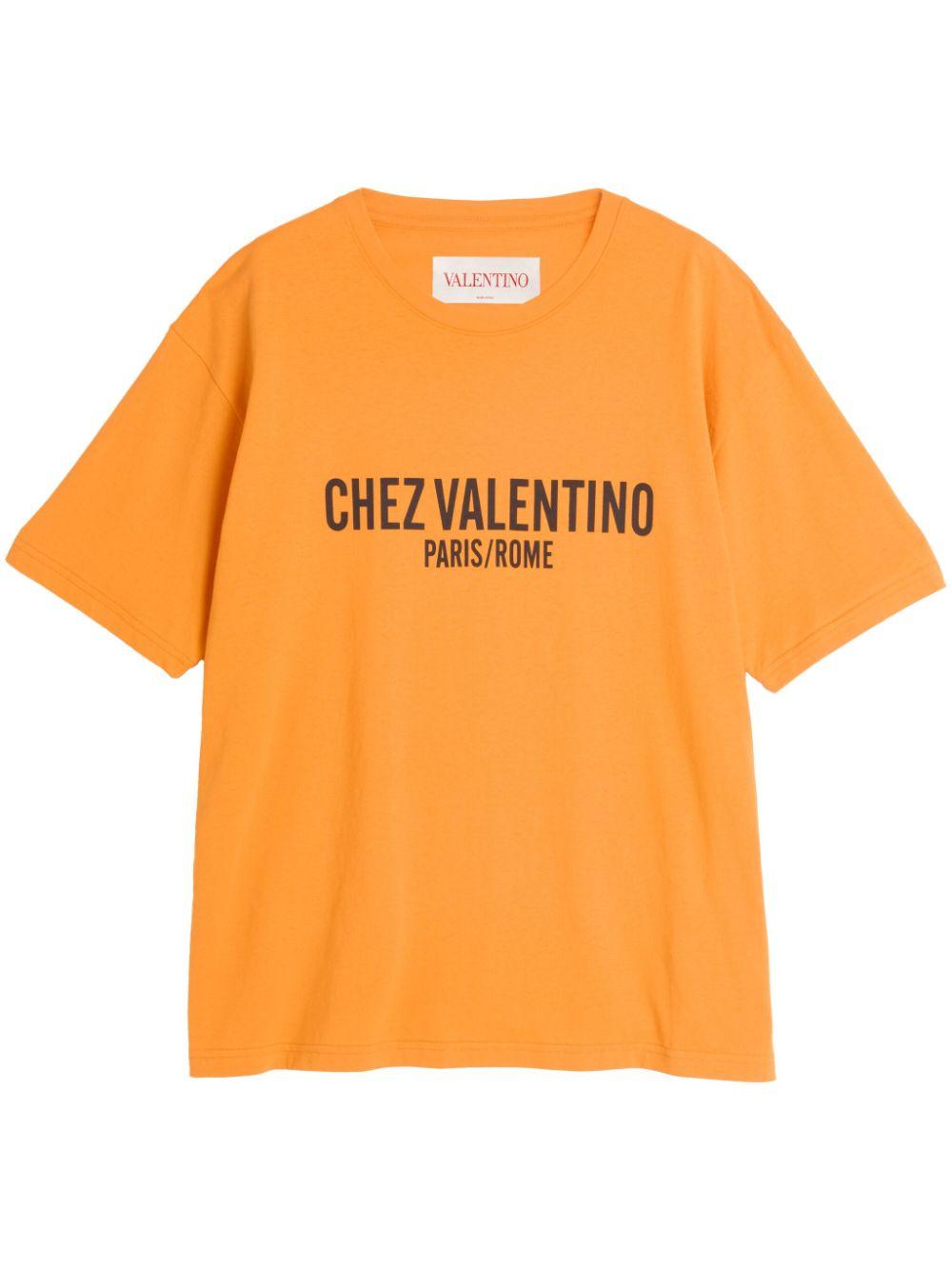 Chez Valentino T-shirt<BR/><BR/><BR/> 6V3MG16PAPG 146 VALENTINO GARAVANI