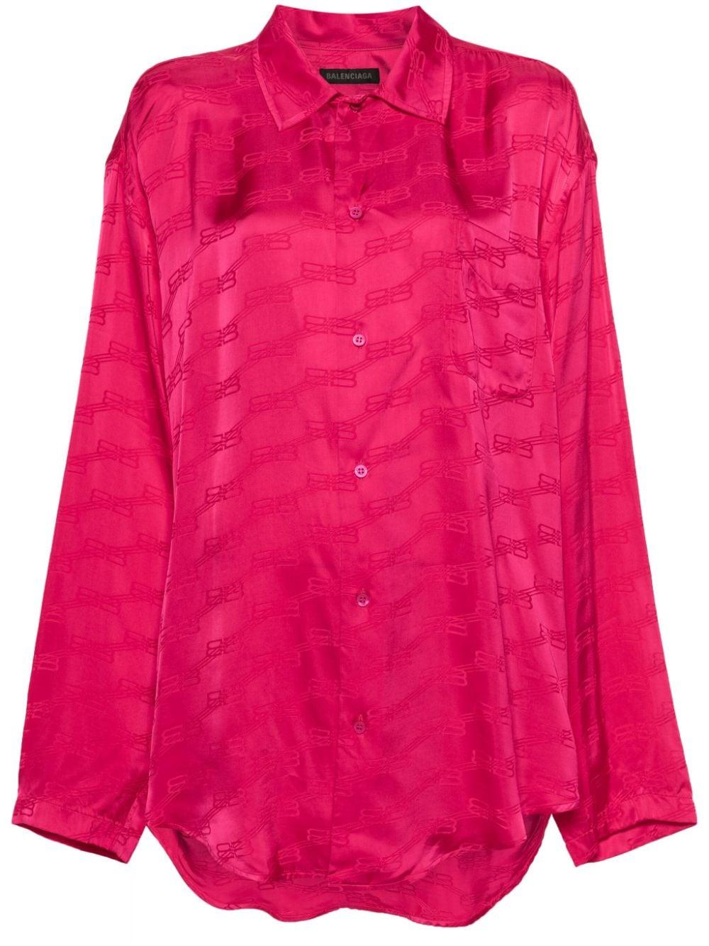 logo all-over shirt 681631 TMO685510 BALENCIAGA