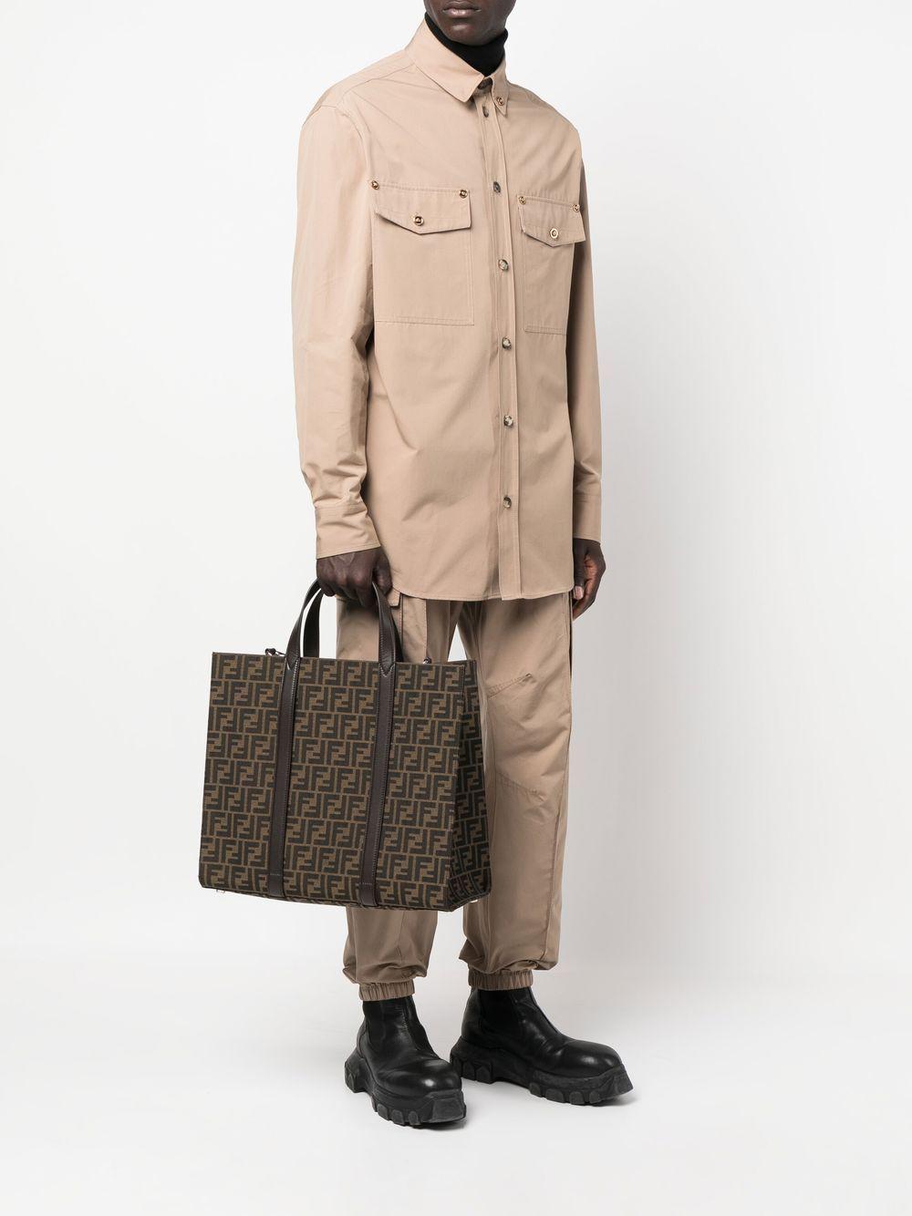 FF jacquard-motif tote bag<BR/><BR/><BR/> 7VA390 AG0MF19KW FENDI