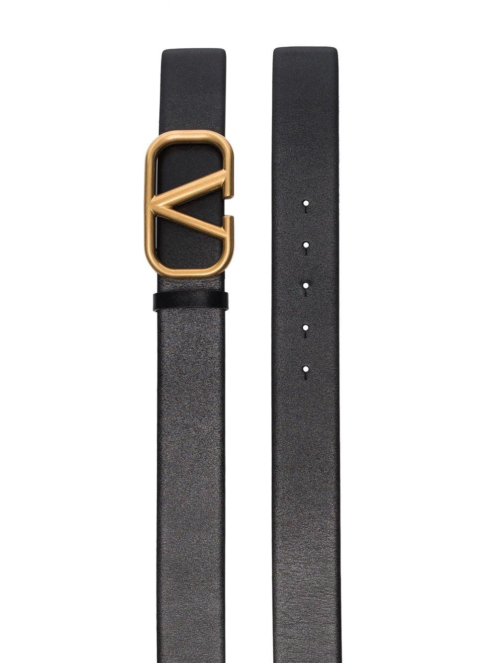 VLogo Signature buckle belt 2Y2T0Q87ECU 0NO VALENTINO GARAVANI