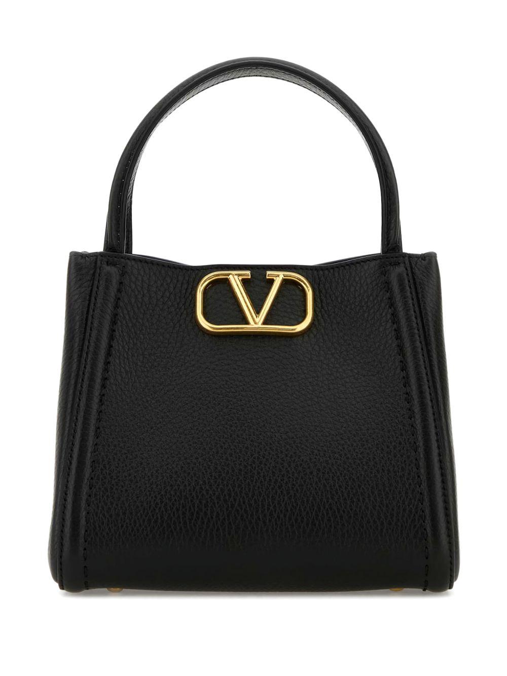 Leather tote bag<BR/><BR/><BR/> 6W2B0R22IMZ 0NO VALENTINO GARAVANI