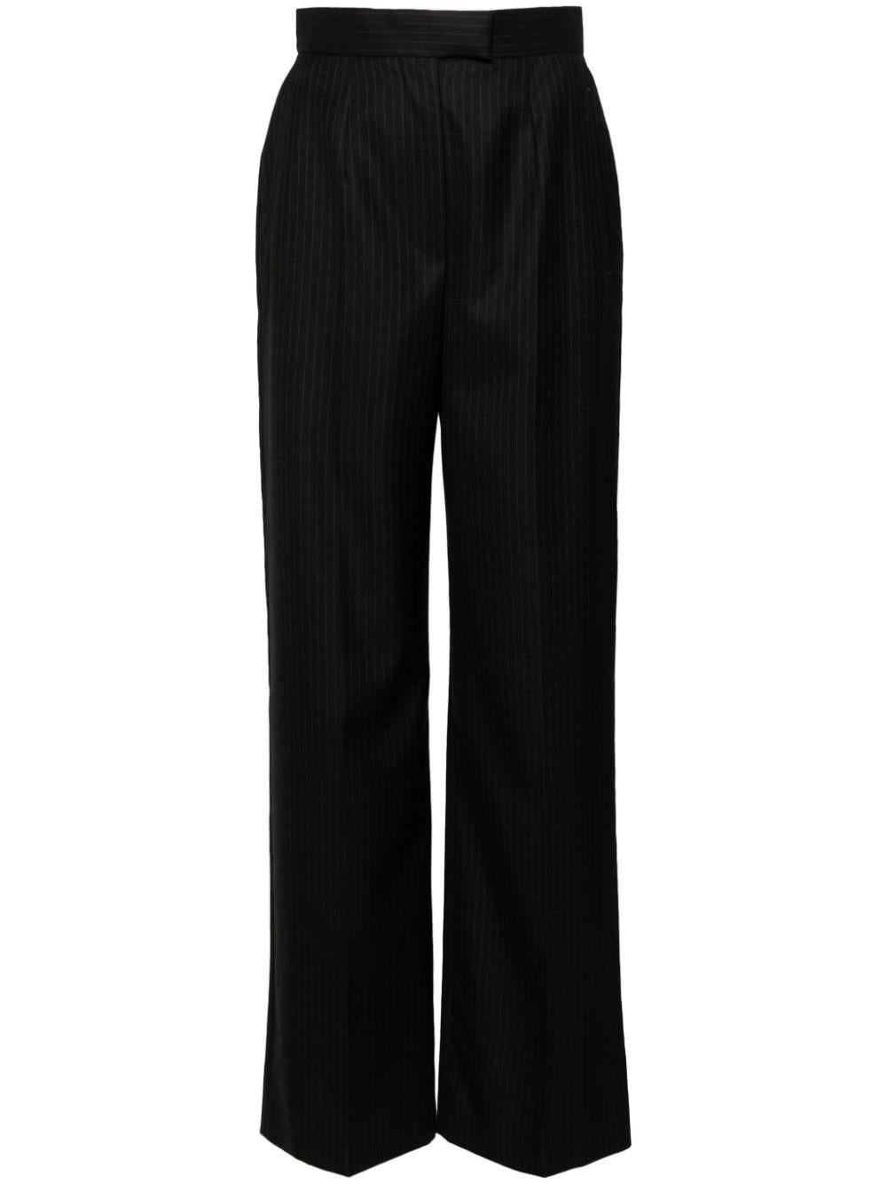 Pinstripe tailored wool trousers 798477 QJAEI4100 ALEXANDER MCQUEEN