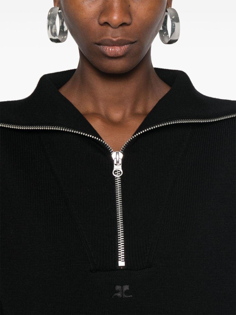 Trucker sweater<BR/><BR/><BR/> 324MPU171FI0036 9999 COURRÈGES