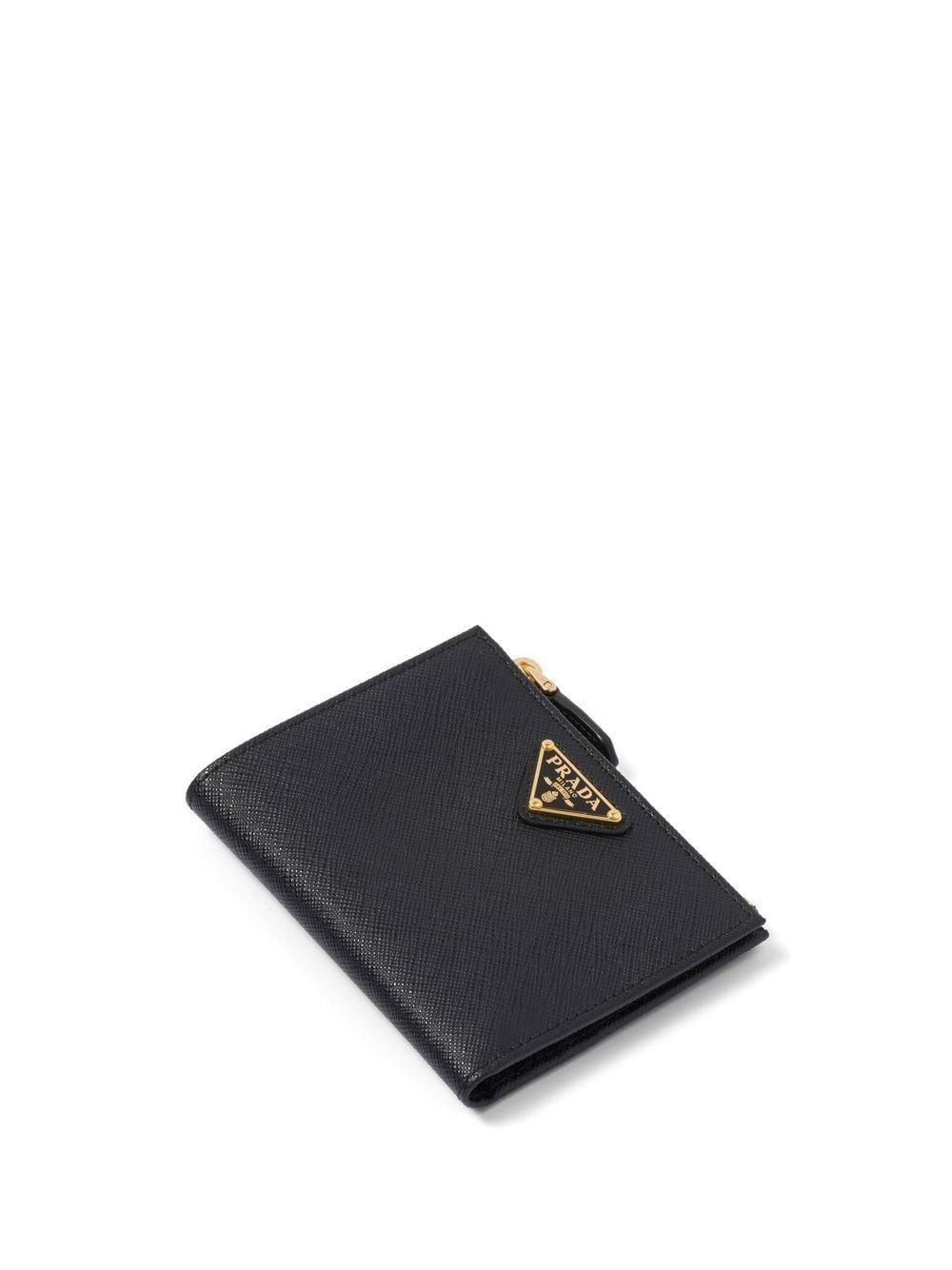 Triangle-logo Saffiano leather wallet 1ML050QHH F0002 PRADA
