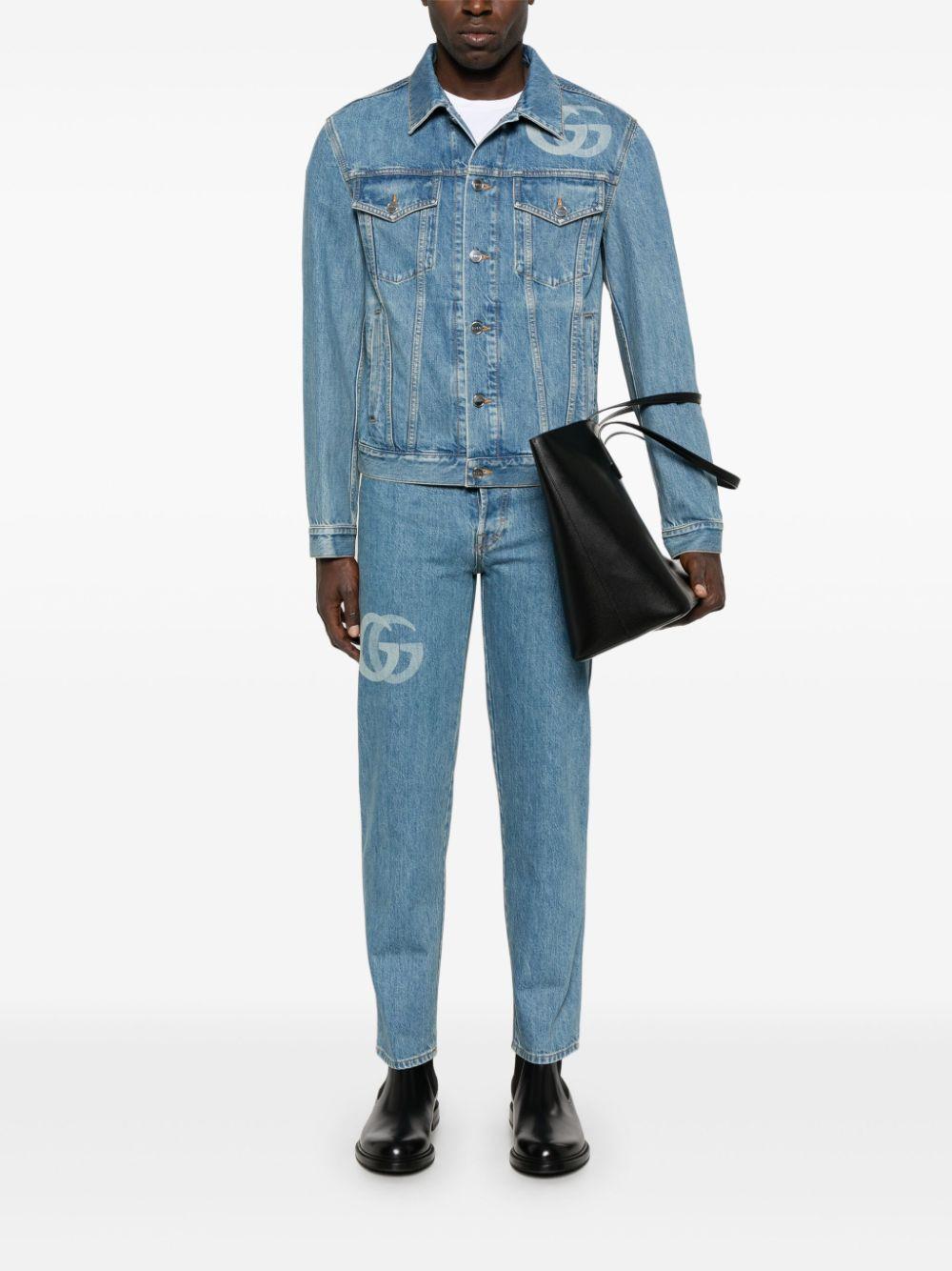 Denim jacket<BR/><BR/><BR/> 815625 XDC6W4492 GUCCI