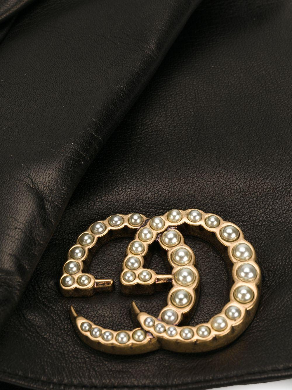 Logo gloves 477961 BAP00 1000 GUCCI