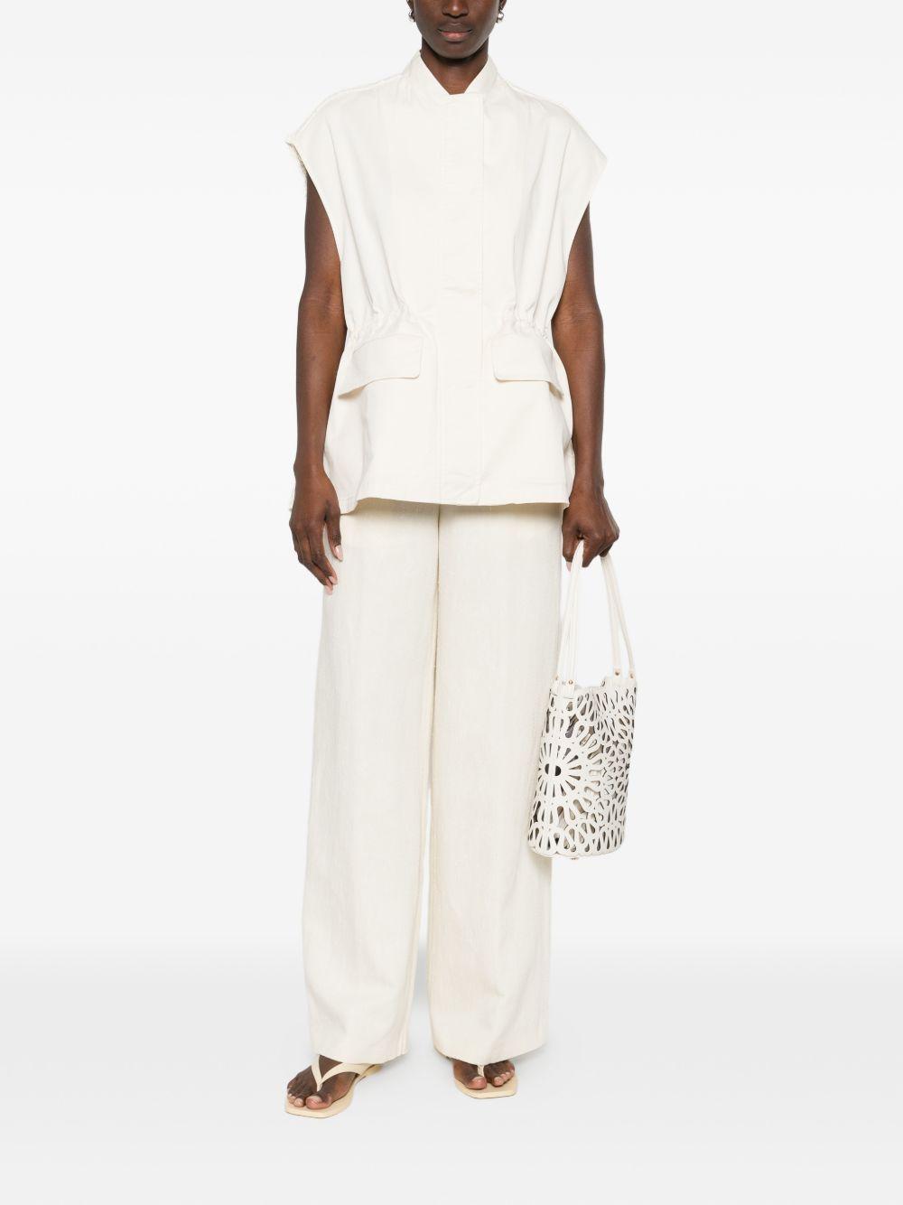 crochet-panel waistcoat CTD266F217L932 0145 FABIANA FILIPPI