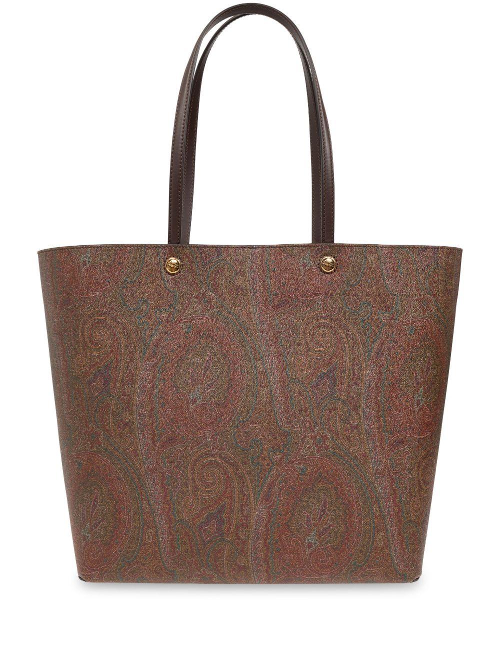 ESSENTIAL MAXI BAG IN ARNICA WITH CLUTCH WP1D0023 AA001M0019 ETRO