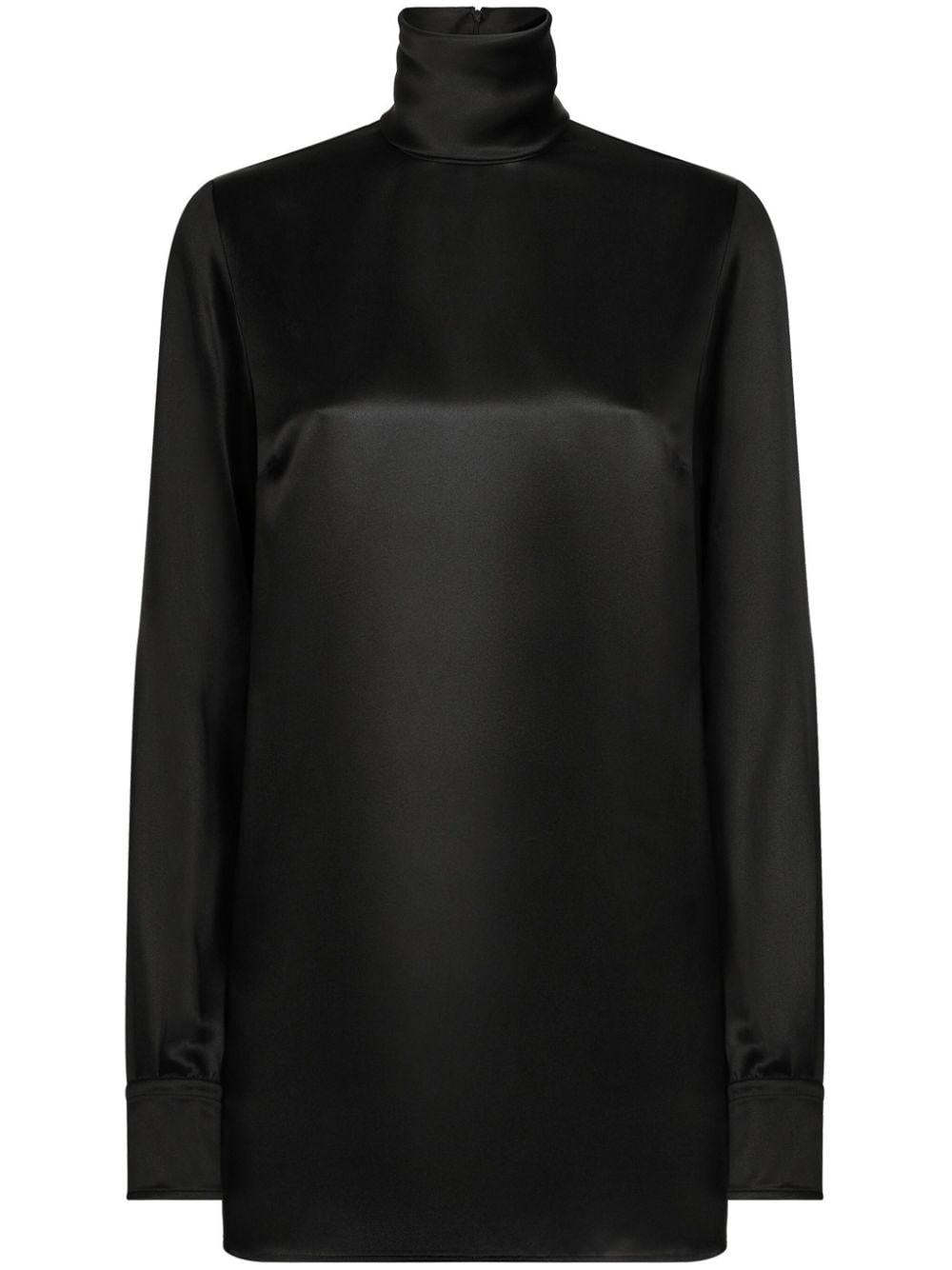 High-neck blouse<BR/><BR/><BR/> F7AI0T FU1AUN0000 DOLCE & GABBANA