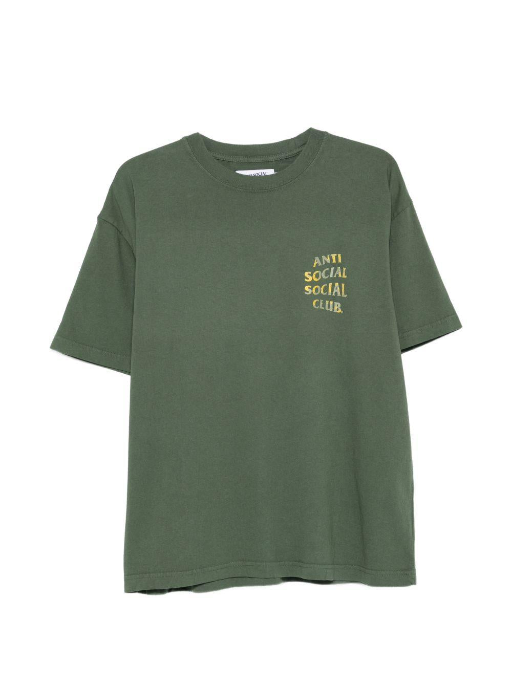 logo-print t-shirt ASSC120029 GREEN ANTI SOCIAL SOCIAL CLUB
