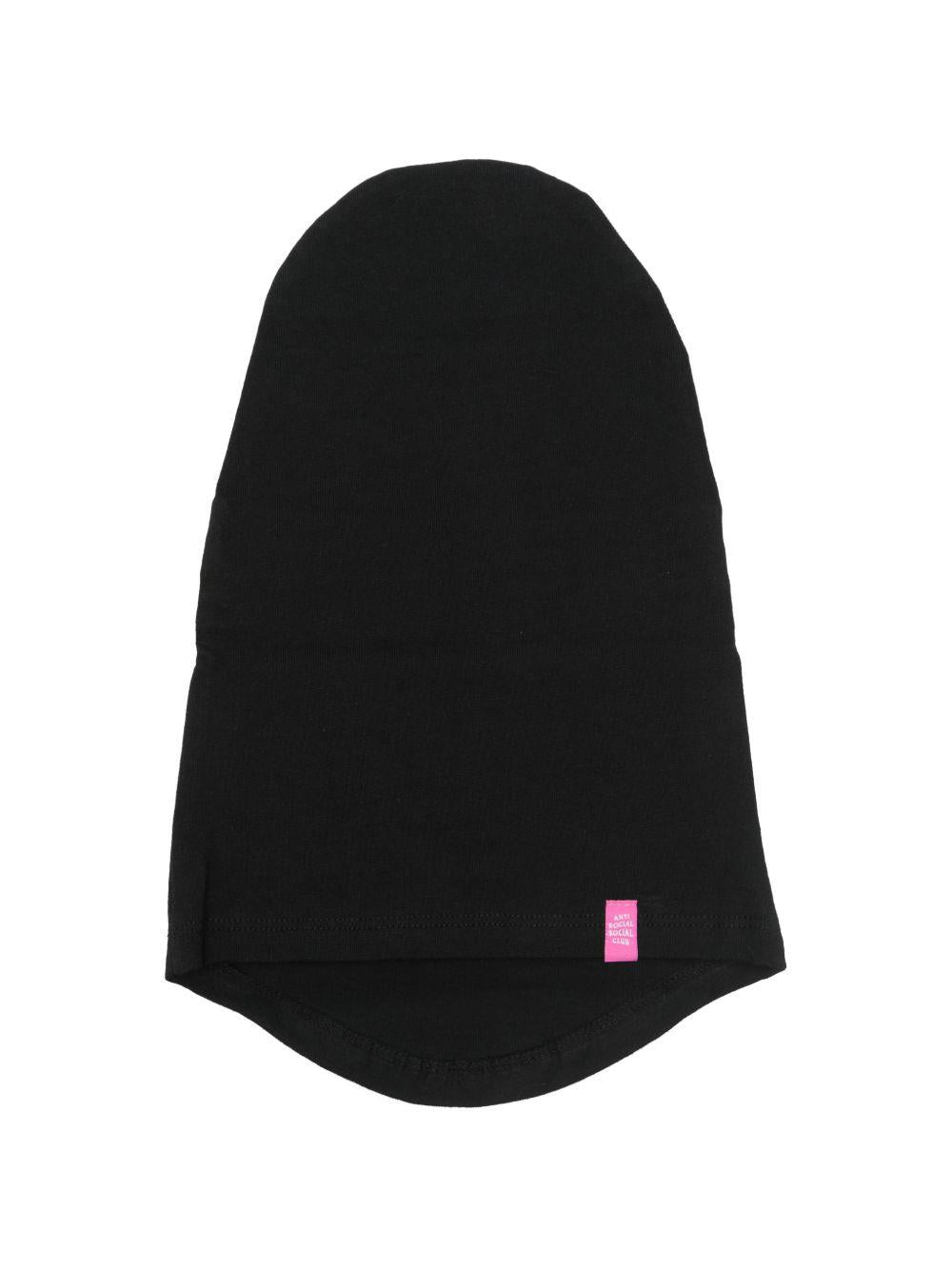 logo-embroidered beanie ASSC120035 BLACK ANTI SOCIAL SOCIAL CLUB