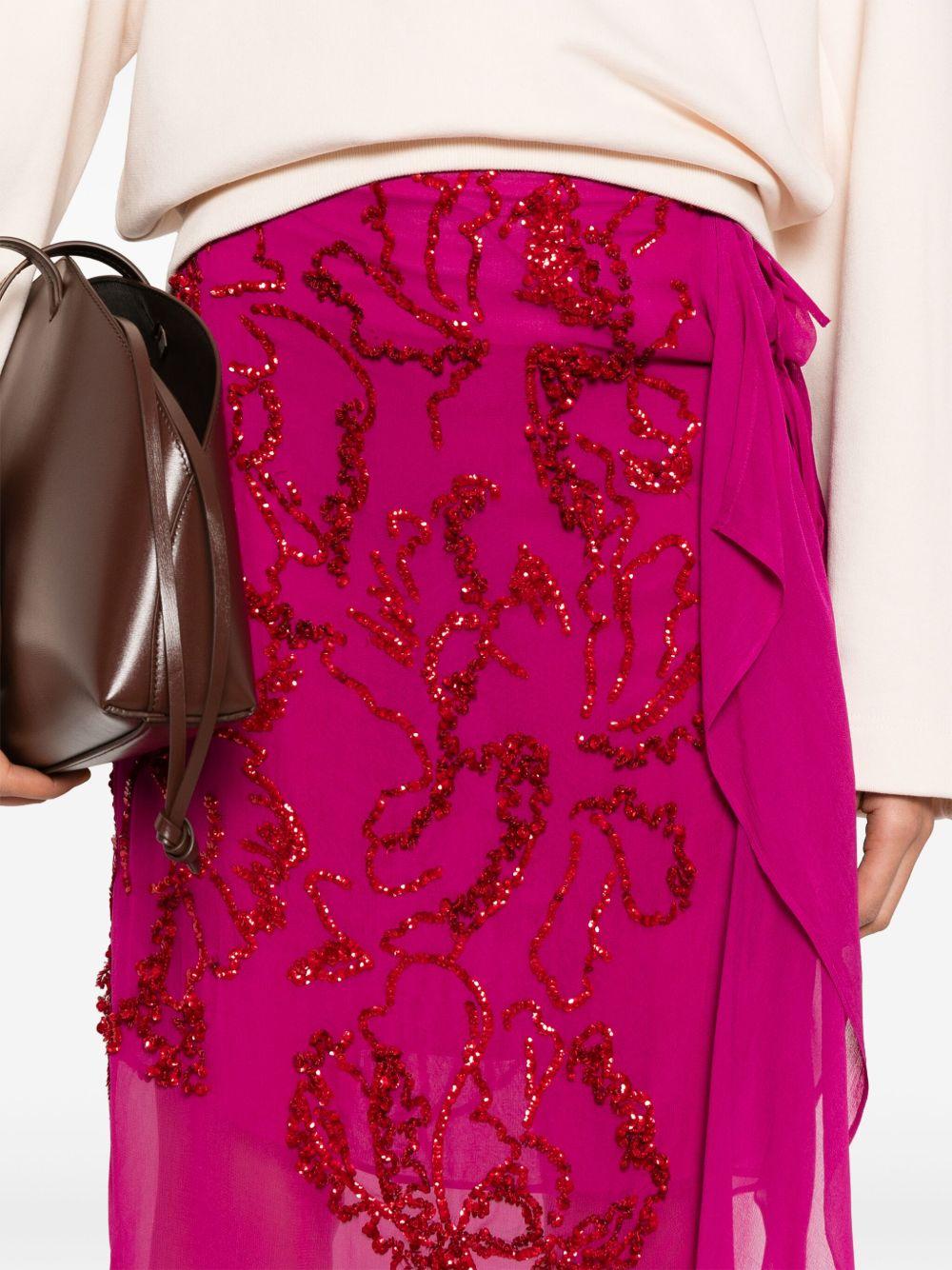 Sequin skirt 010843 1487304 DRIES VAN NOTEN