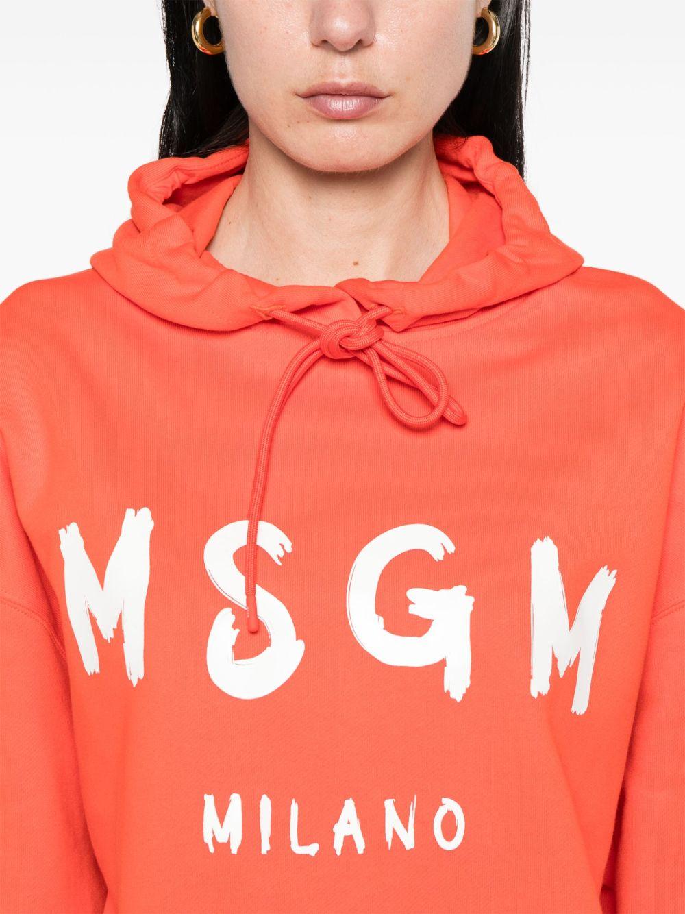 Logo grafiti hoodie 3841MDM515 25700017 MSGM
