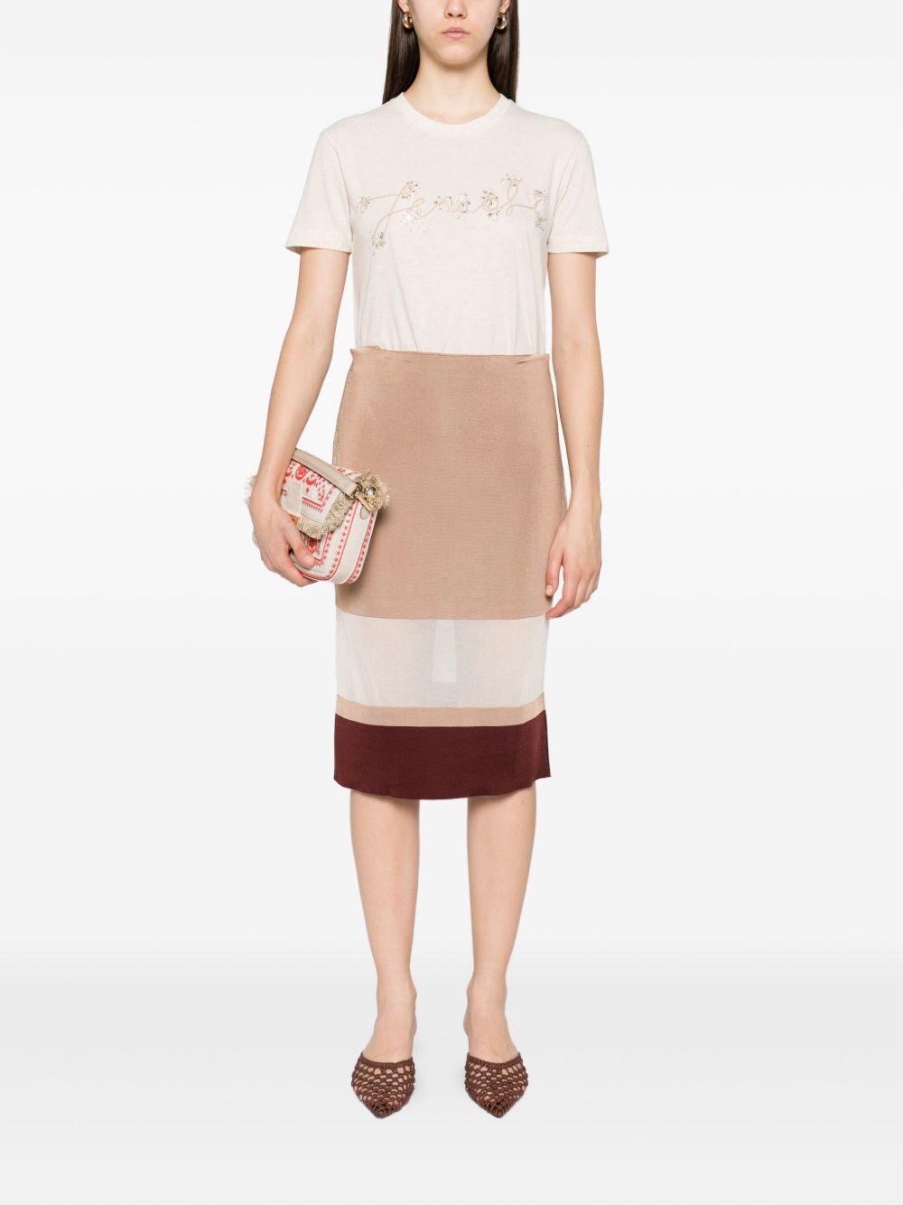 Pailettes T-shirt FS7254 ASMHF1SAZ FENDI
