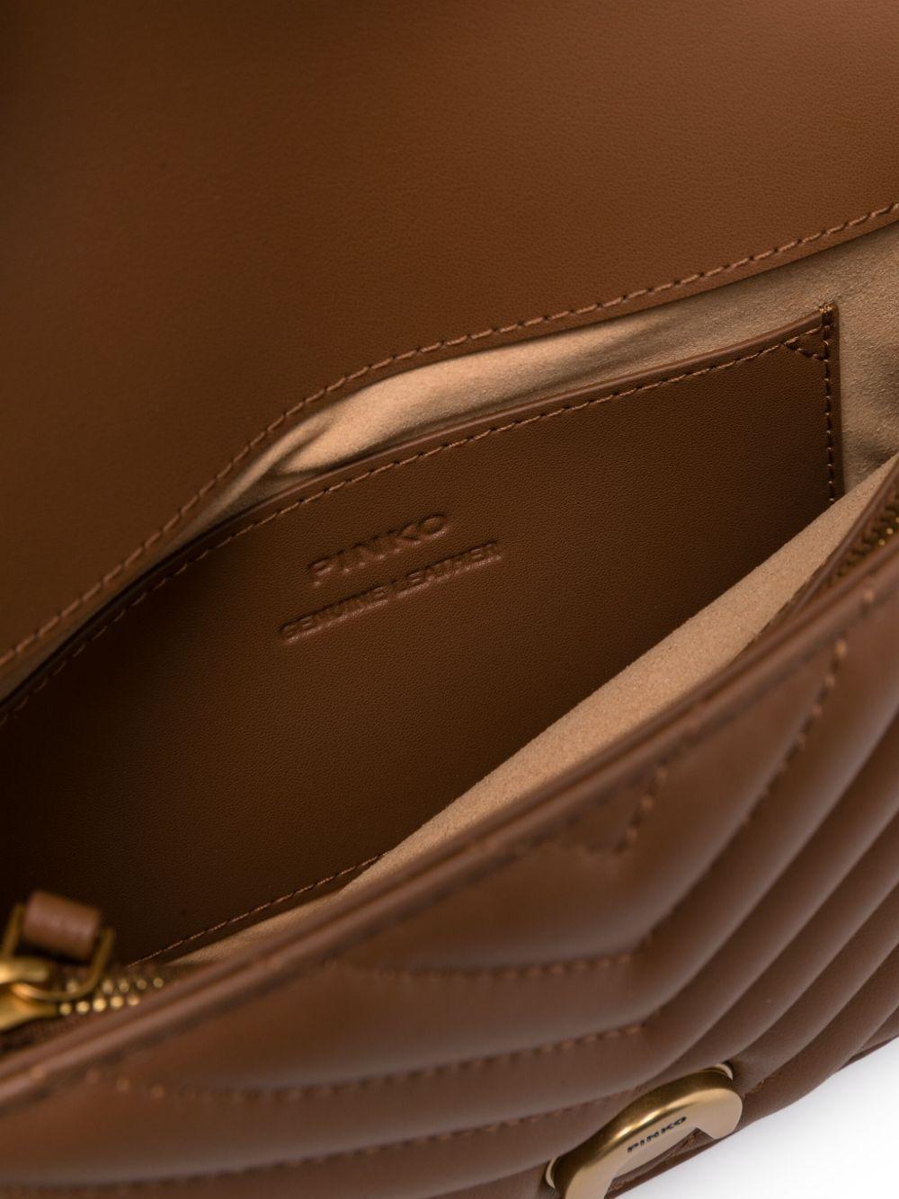 Mini Love Bag One Chevron 100074 A0GKL17Q PINKO